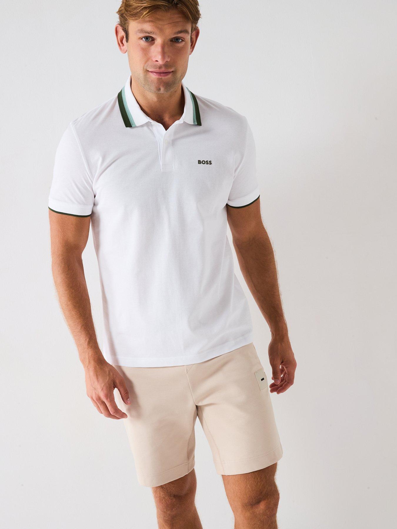 Image 5 of 6 of BOSS Paddy Heritage Polo Shirt- White