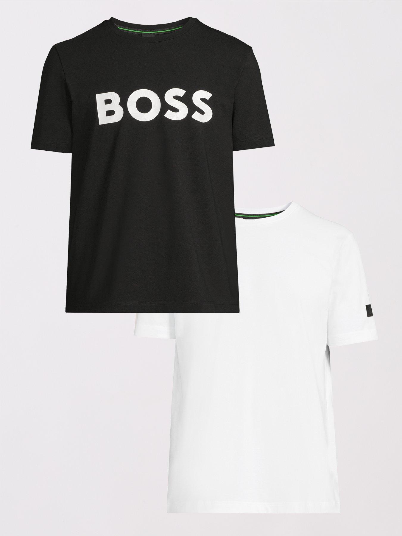 undefined 2 Pack Logo Tees - Black/White