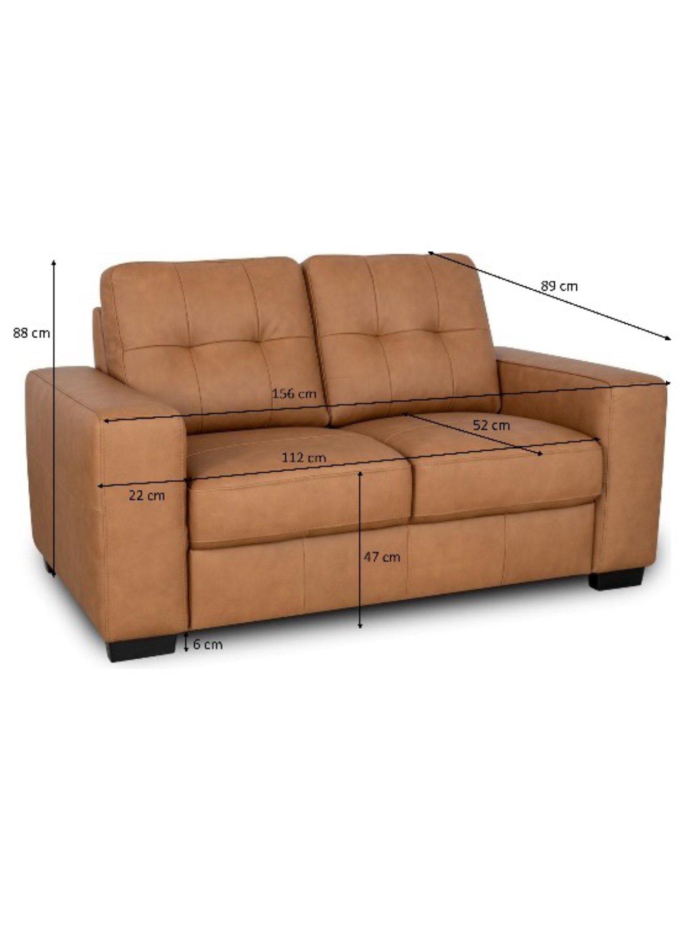 Image 7 of 7 of The Very Collection Miller 2 Seater Standard Back Leather Sofa
