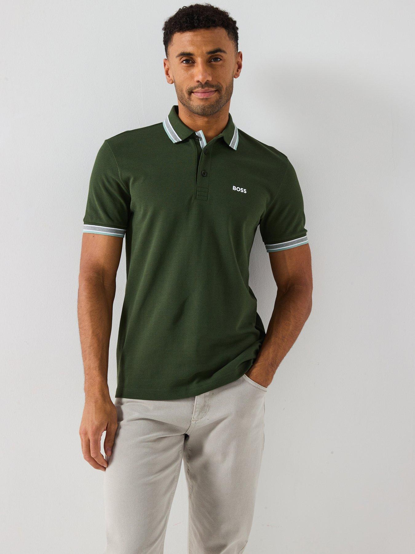 undefined Paddy Regular Fit Tipping Polo Shirt - Khaki