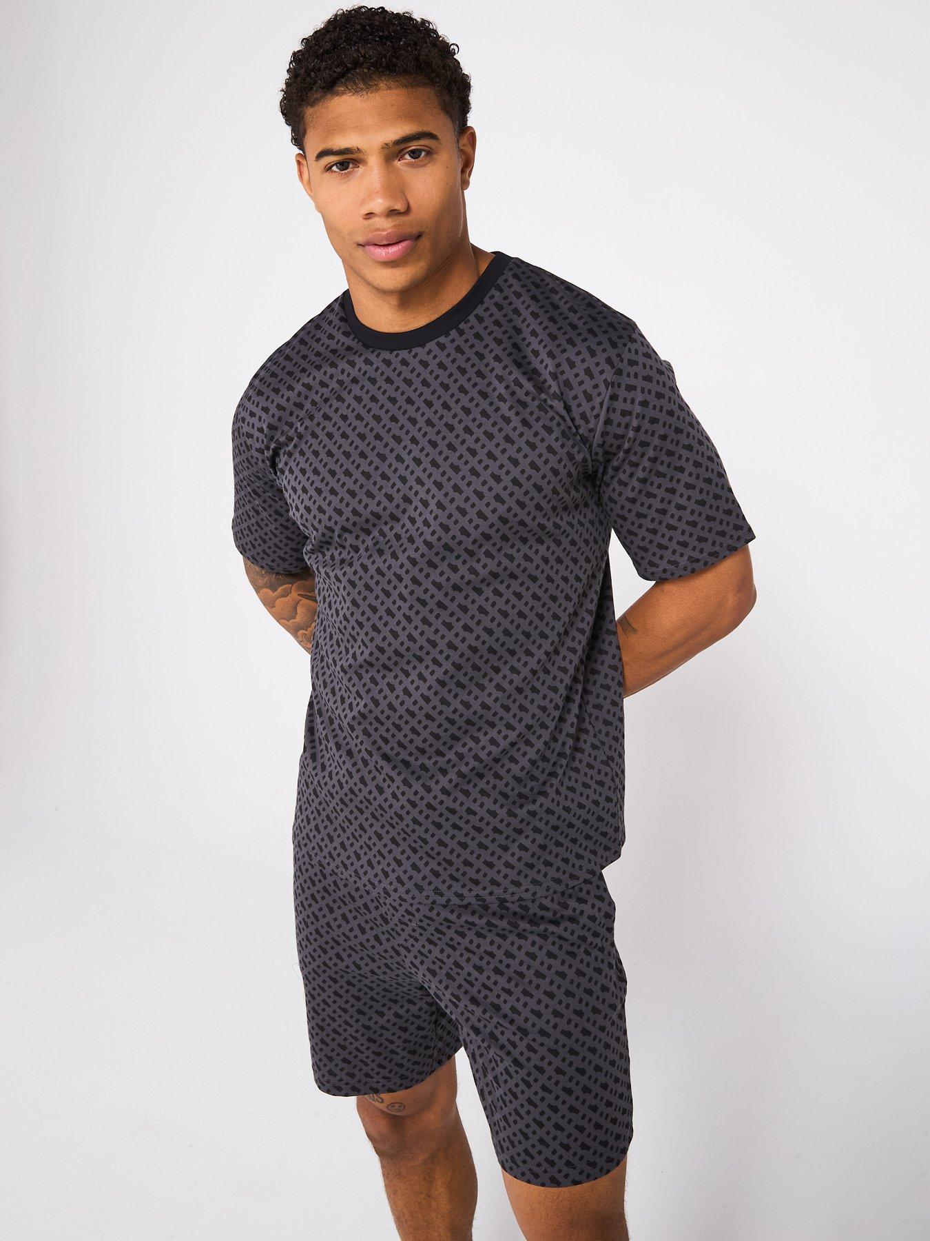 undefined Relax Crew Neck Loungewear T-Shirt - Black