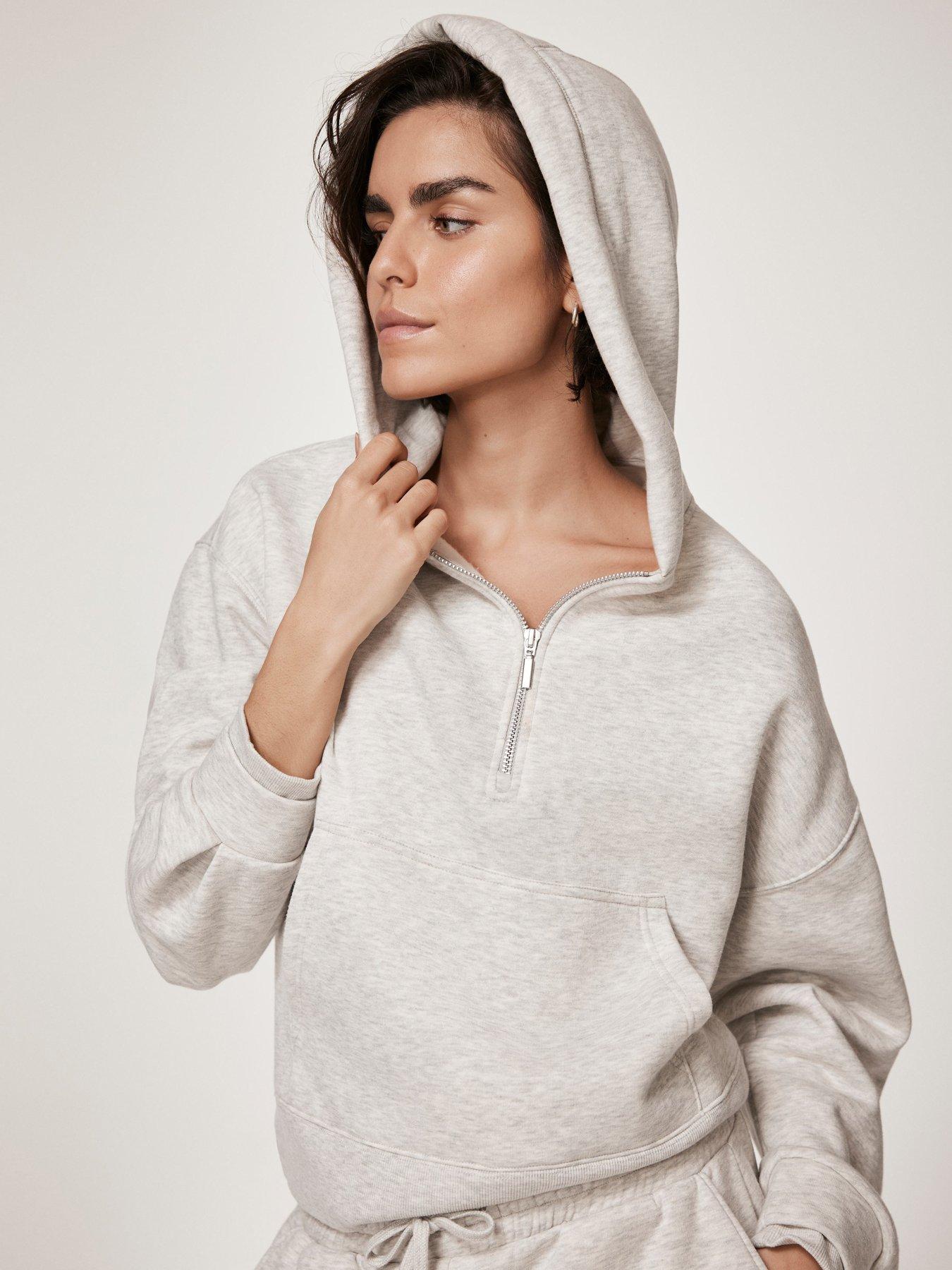 Mint velvet long zip sweatshirt hotsell