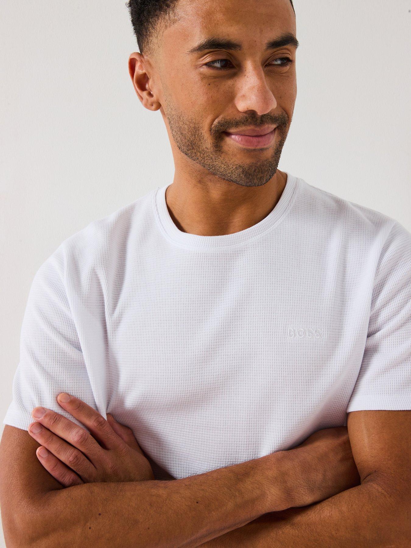 BOSS Waffle Loungewear T-Shirt - White