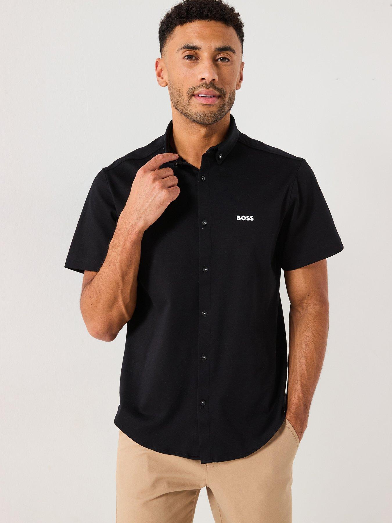 Image 1 of 4 of BOSS B Motion Regular Fit Shirt - Black