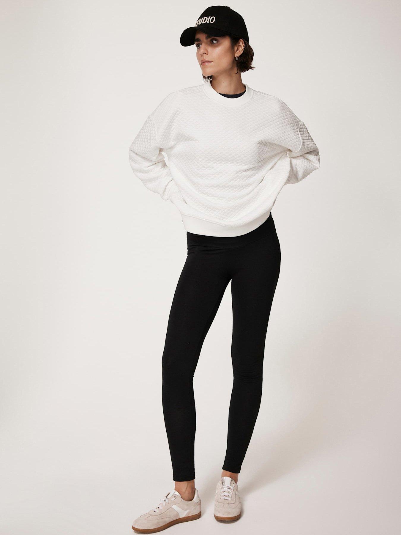 undefined Black Straight Legging