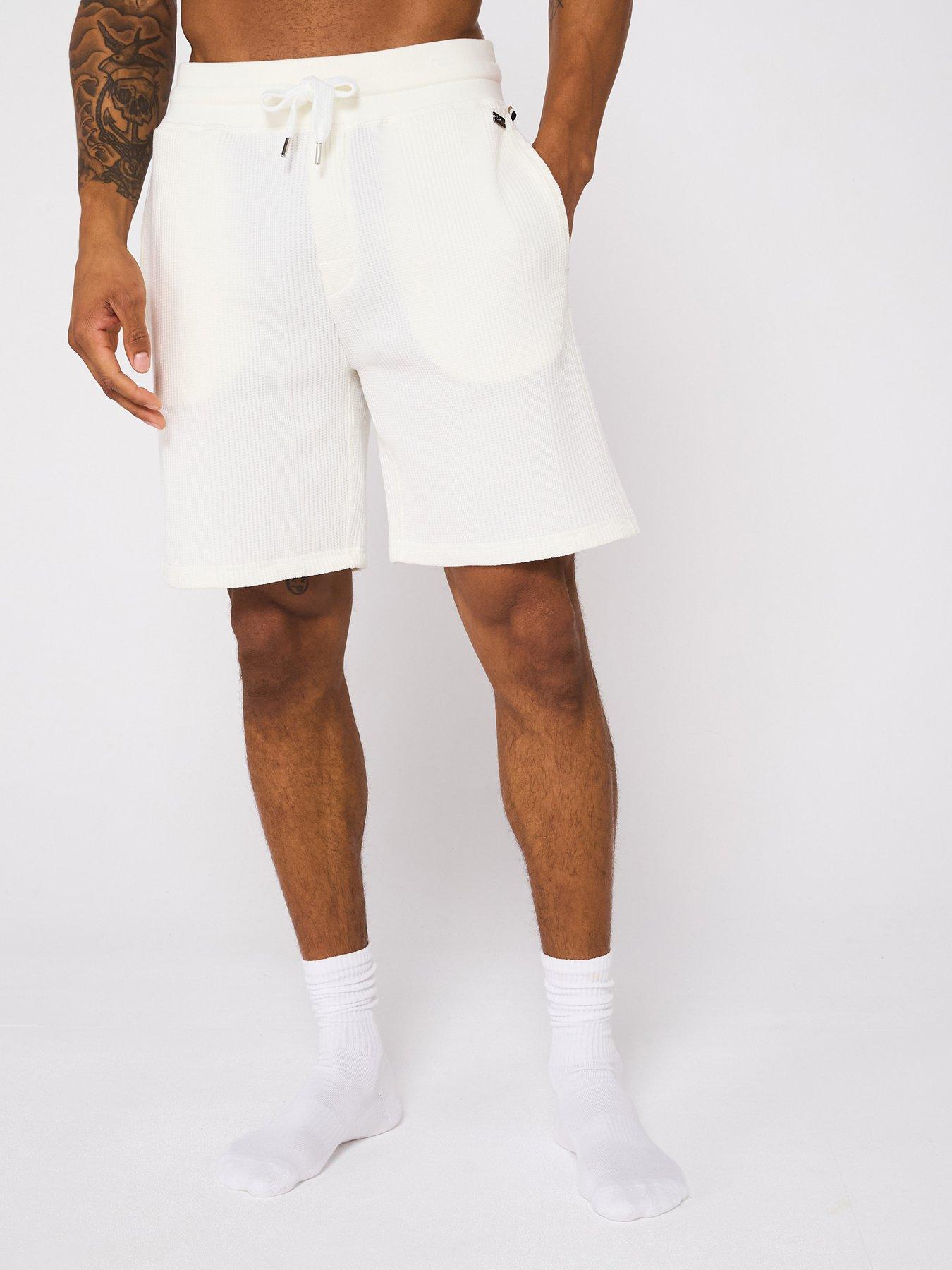 Image 1 of 5 of BOSS Structure Loungewear Shorts - Natural