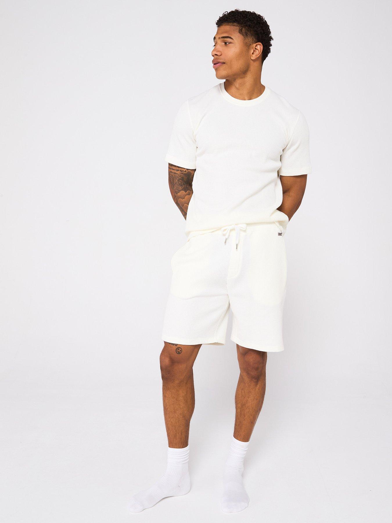 Image 3 of 5 of BOSS Structure Loungewear Shorts - Natural