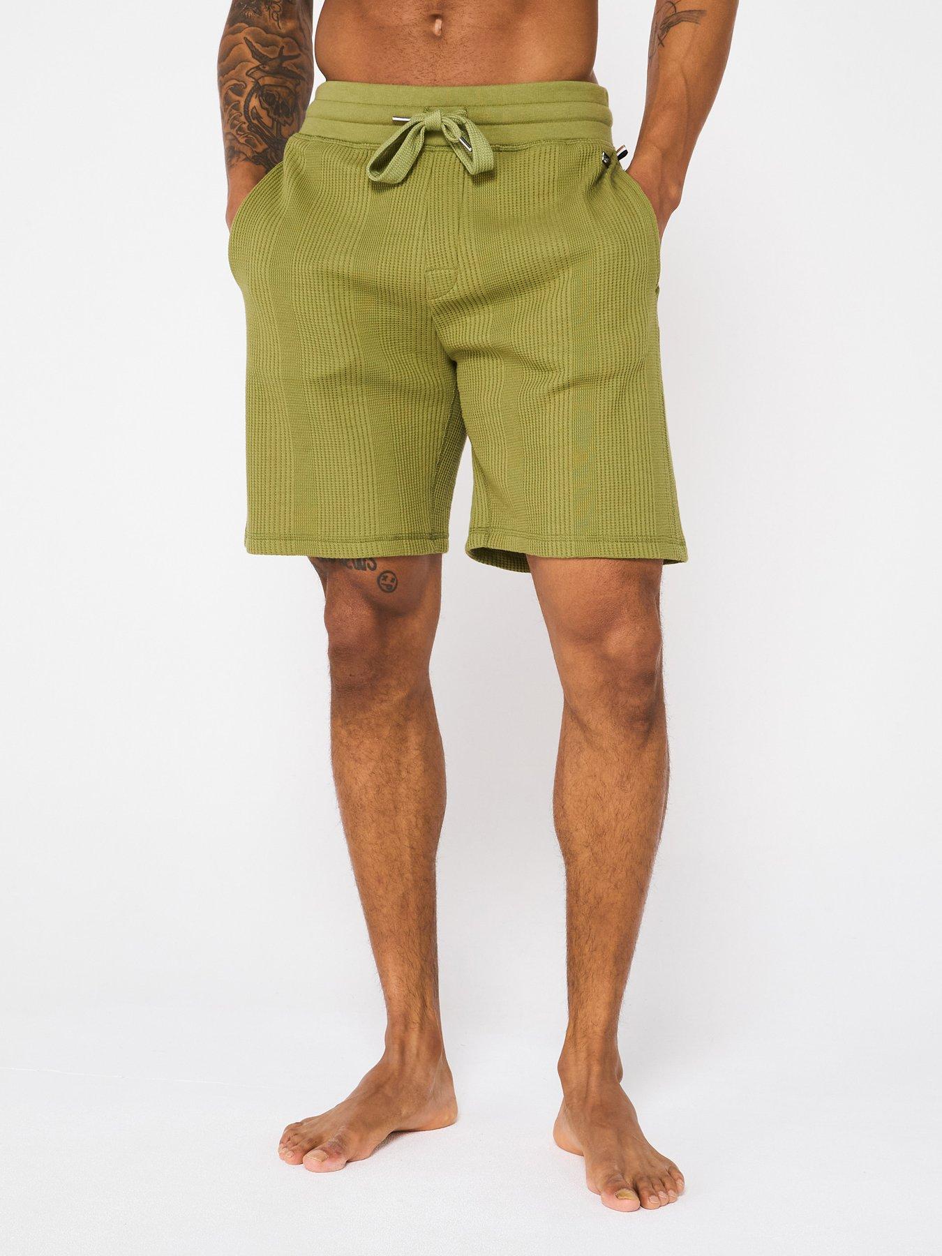 undefined Structure Loungewear Shorts - Medium Green
