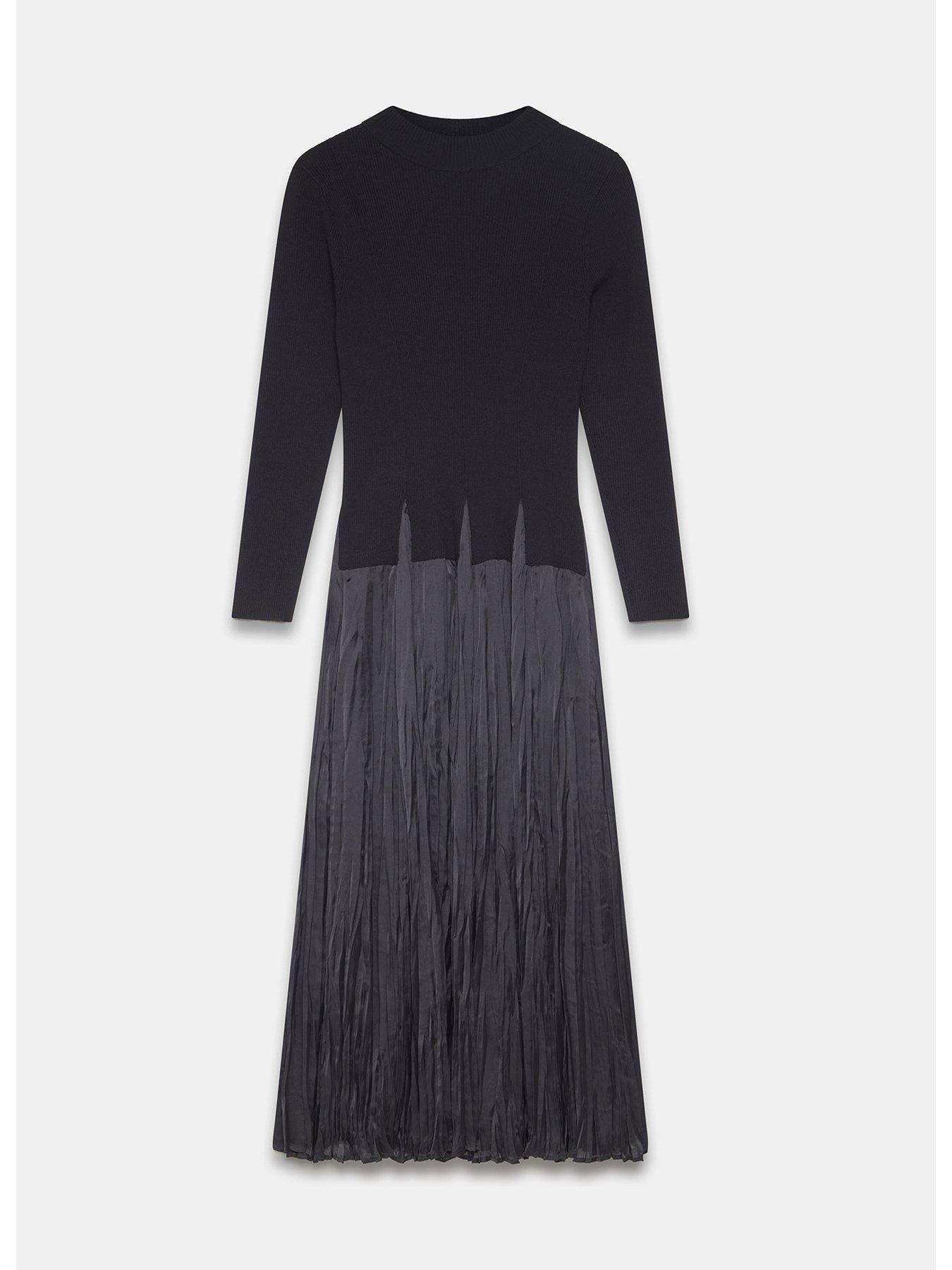 Image 5 of 6 of Mint Velvet Woven Maxi Dress - Black