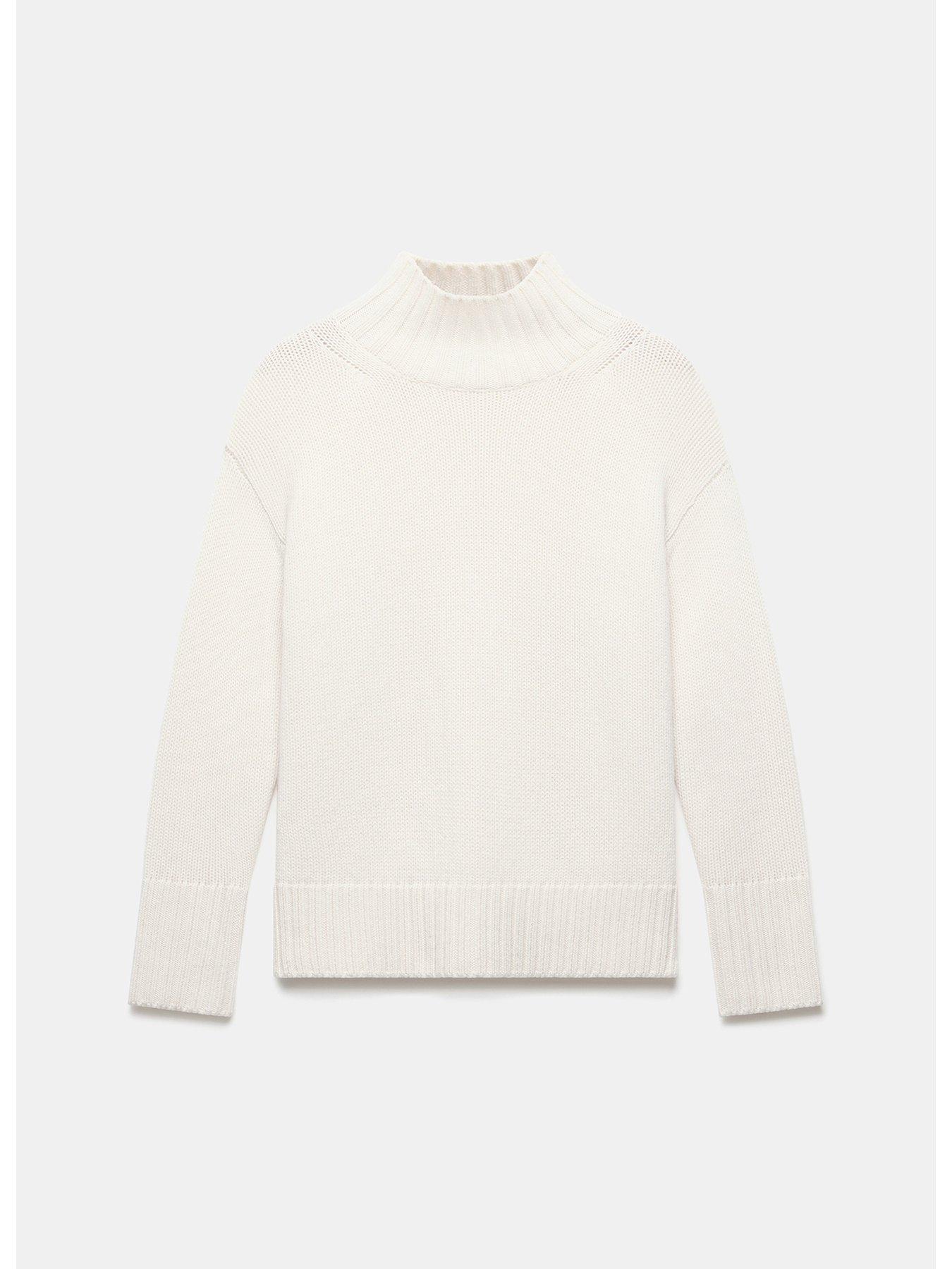 Image 5 of 6 of Mint Velvet Wool Blend Jumper - Cream