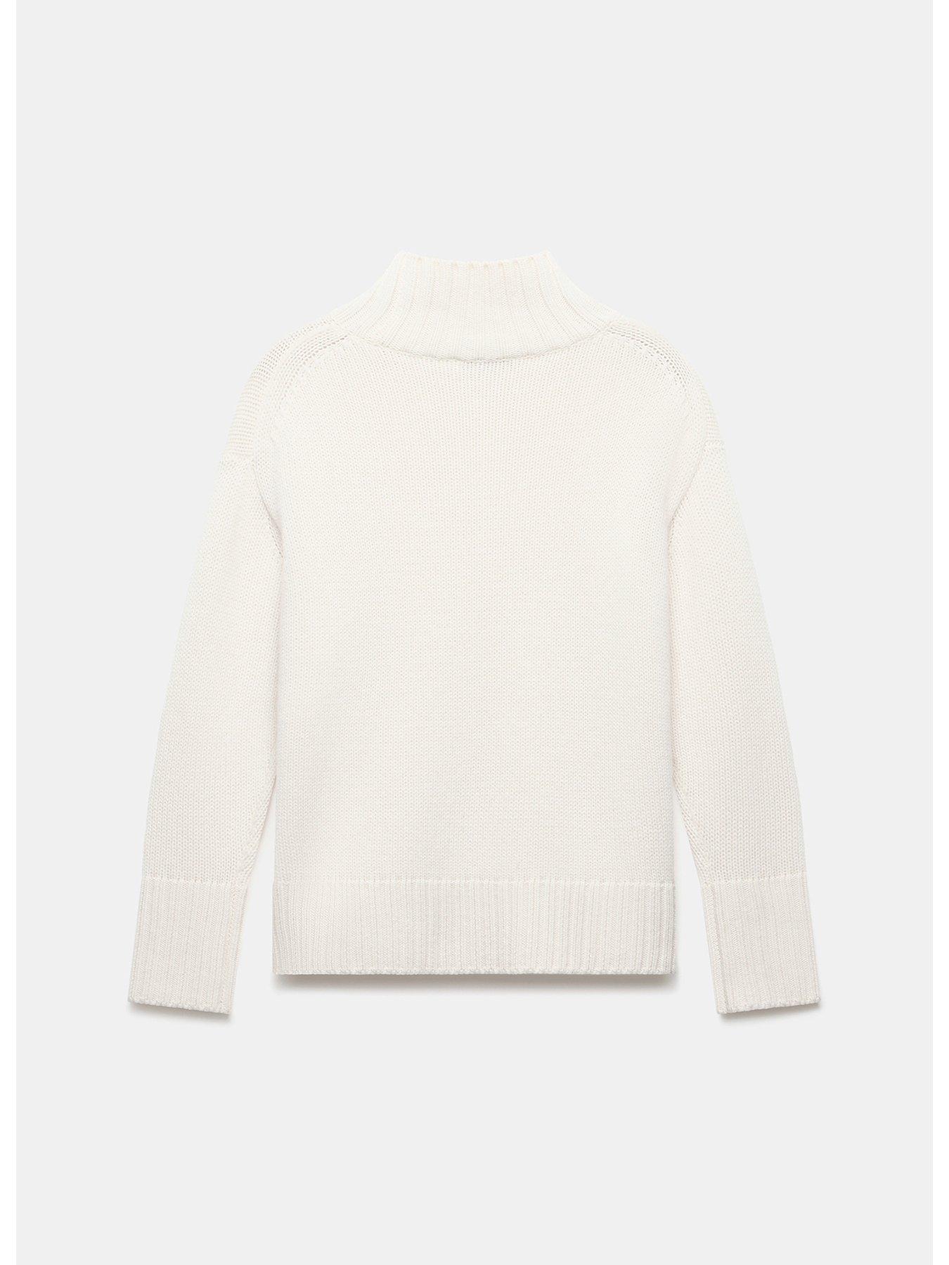 Image 6 of 6 of Mint Velvet Wool Blend Jumper - Cream