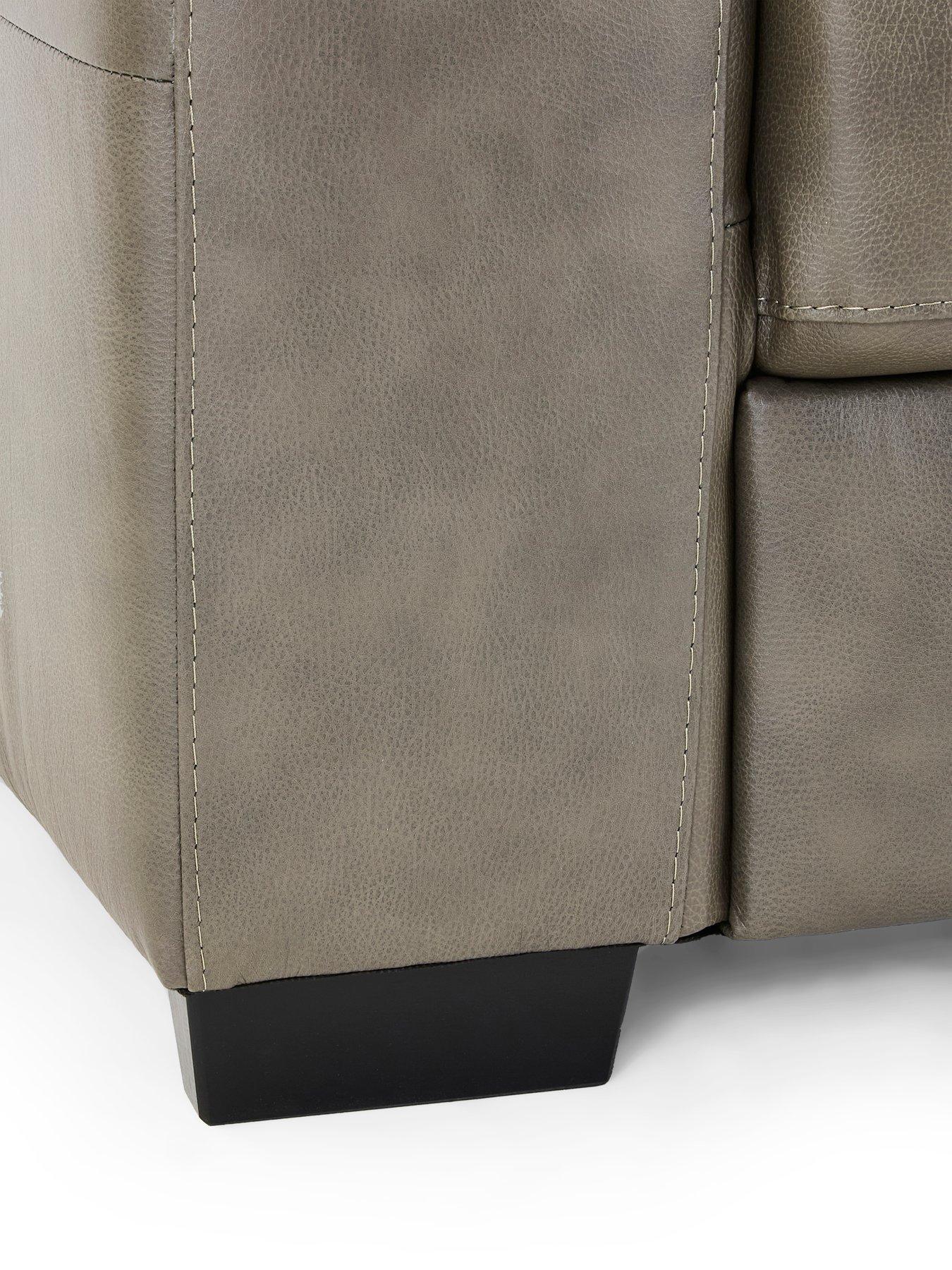 Image 5 of 7 of The Very Collection Miller Italian Leather Armchair
