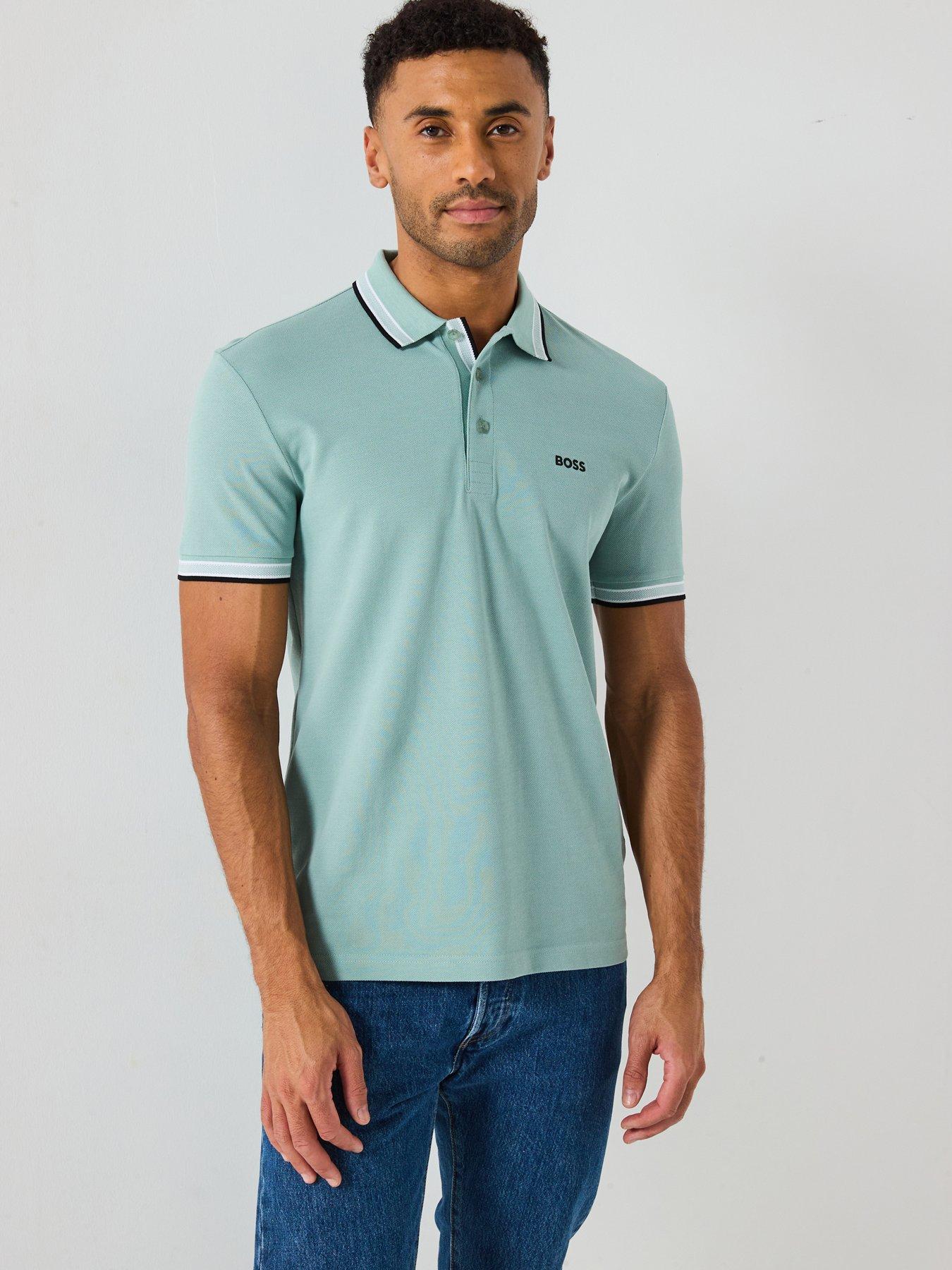undefined Paddy Regular Fit Tipping Polo Shirt - Light Green