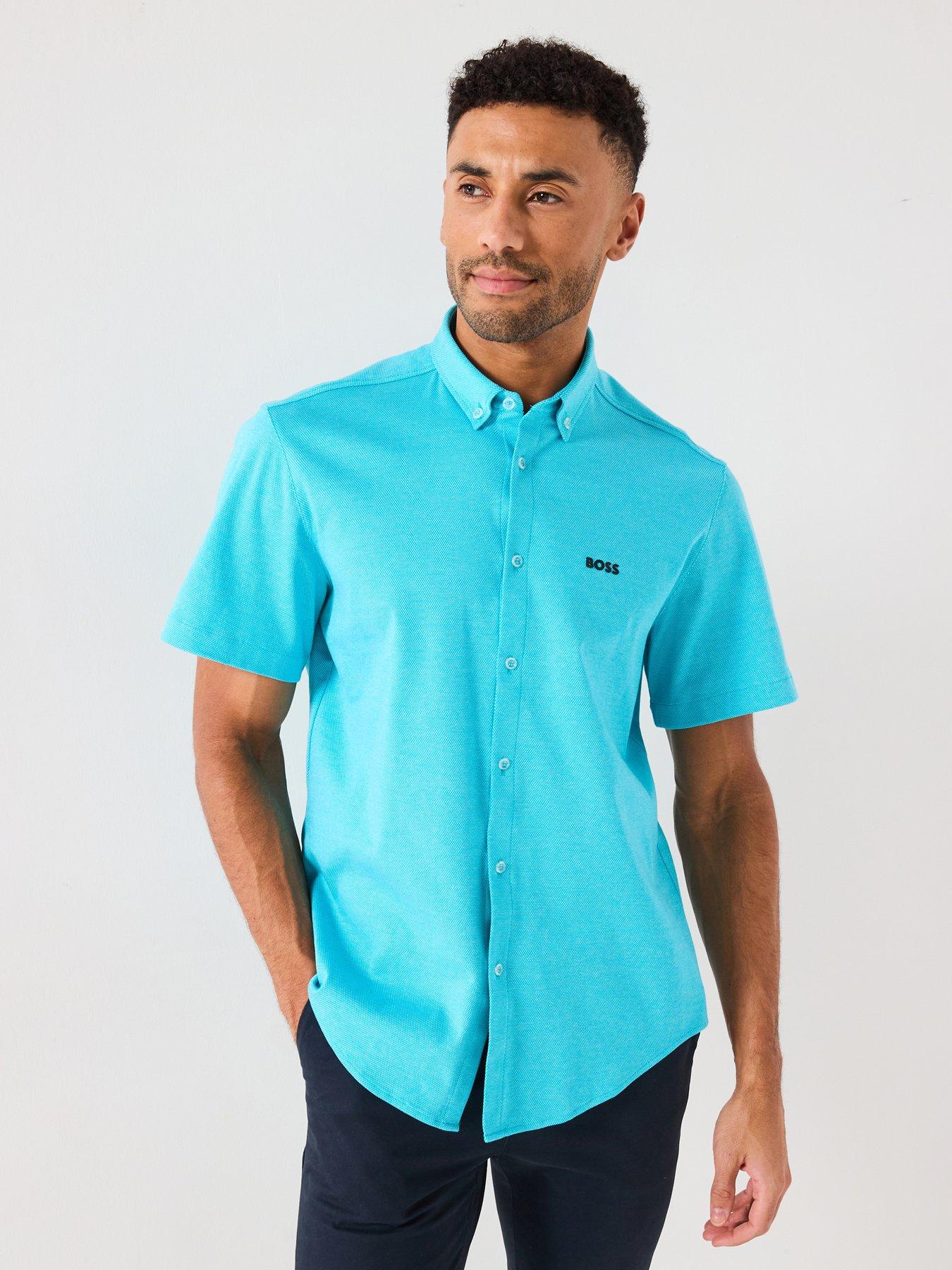undefined B Motion Regular Fit Shirt- Light Blue