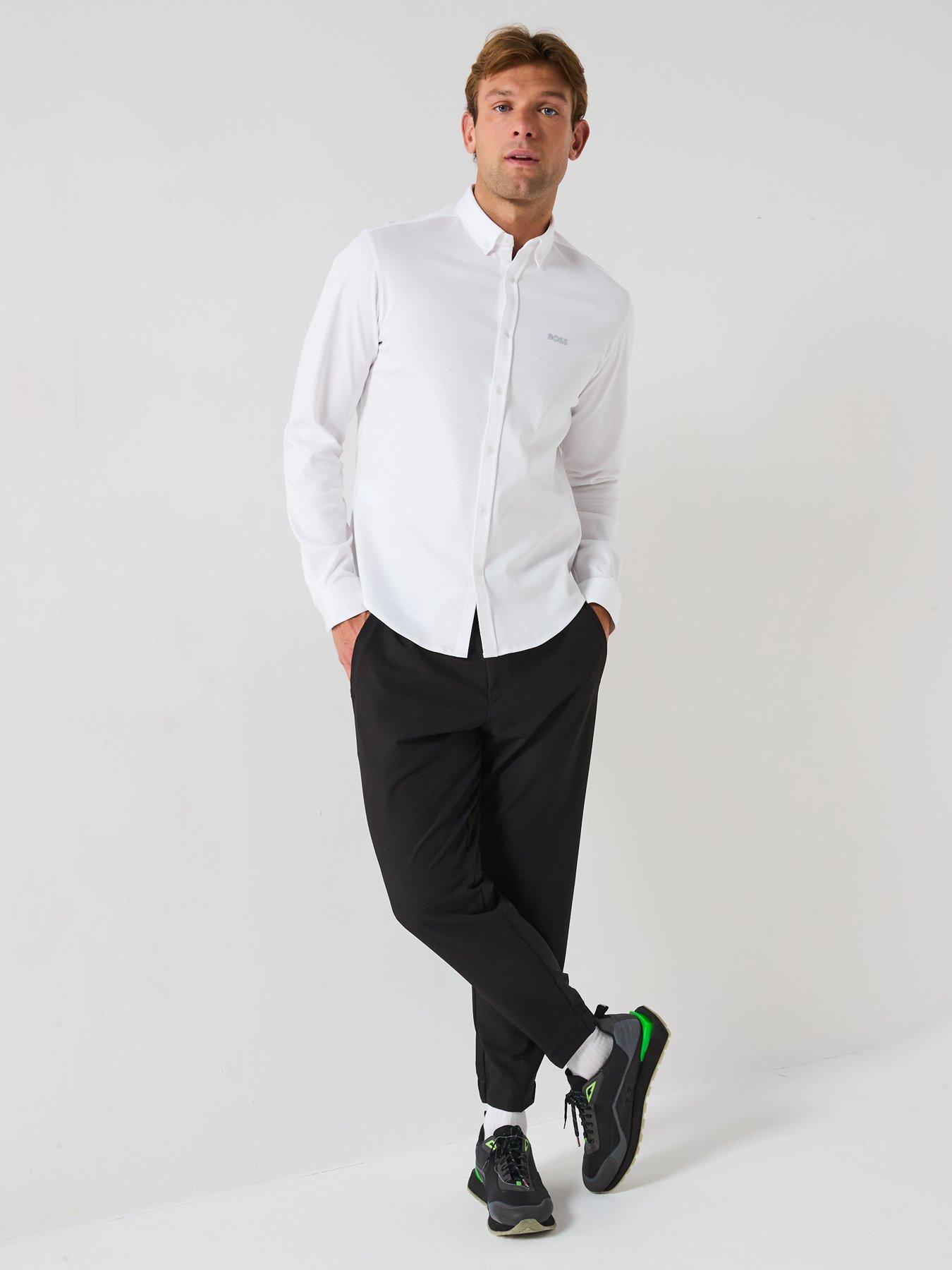 Image 3 of 6 of BOSS B Motion Regular Fit Shirt - White