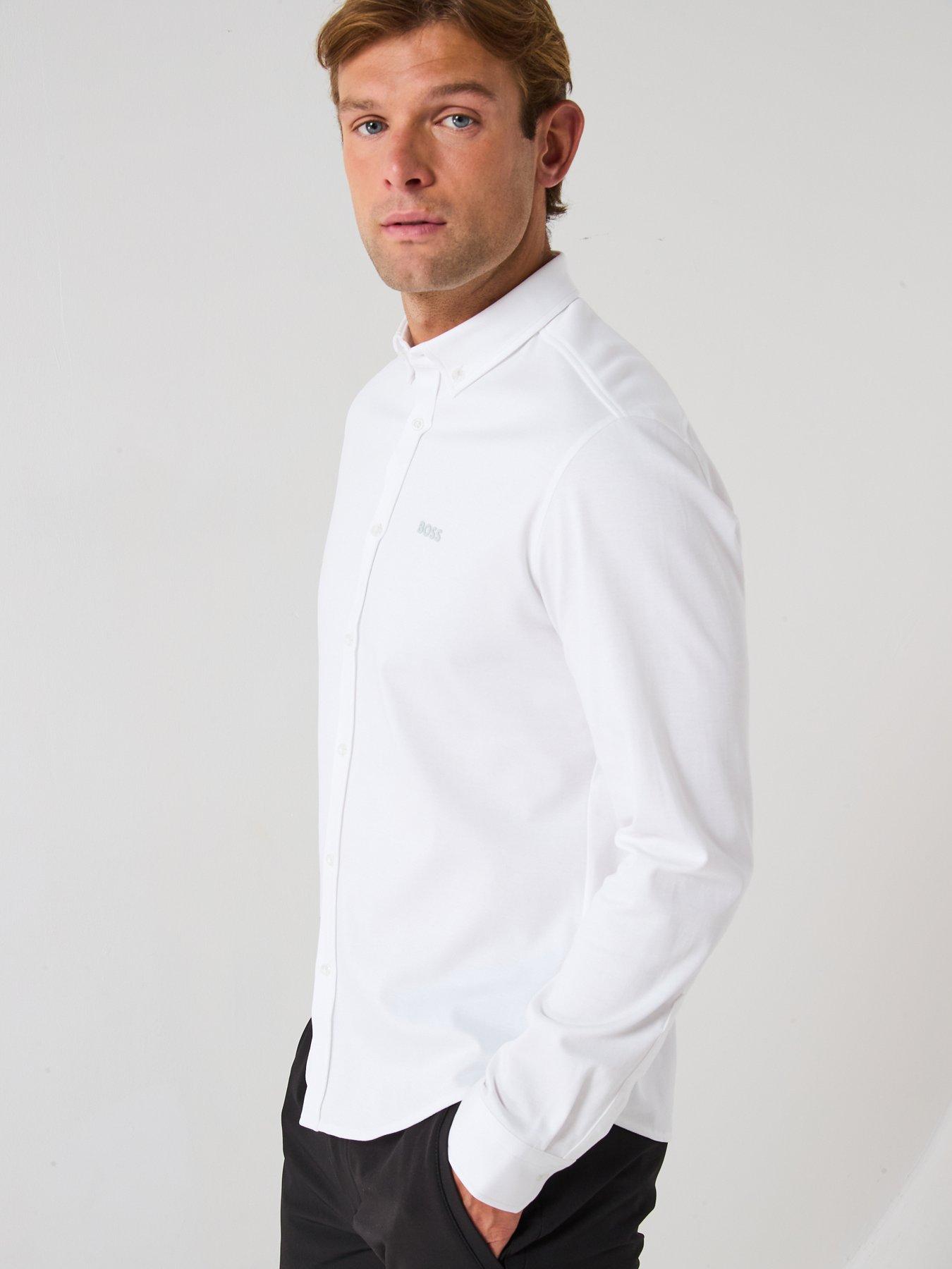 Image 5 of 6 of BOSS B Motion Regular Fit Shirt - White