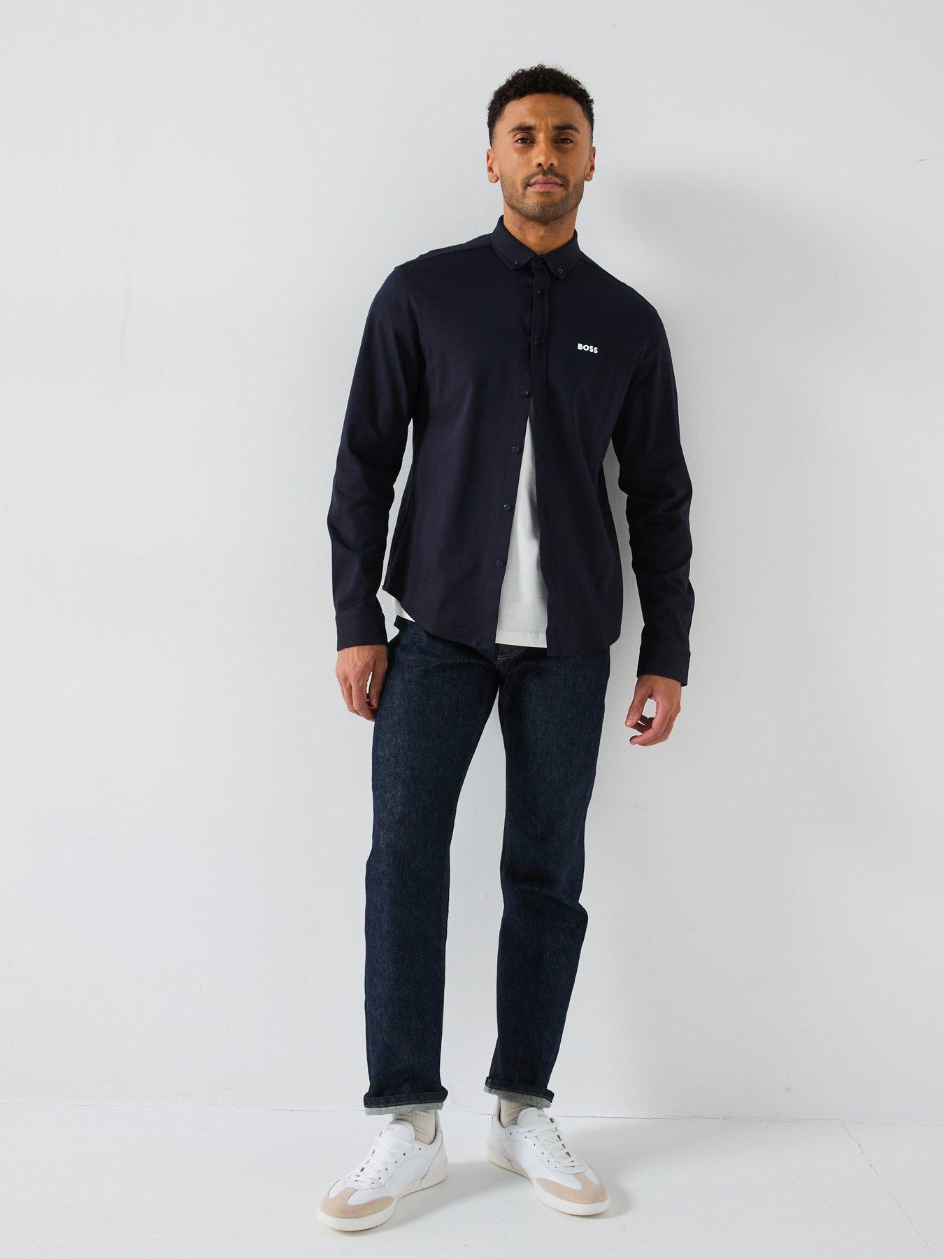 Image 3 of 6 of BOSS B Motion Regular Fit Shirt - Dark Blue