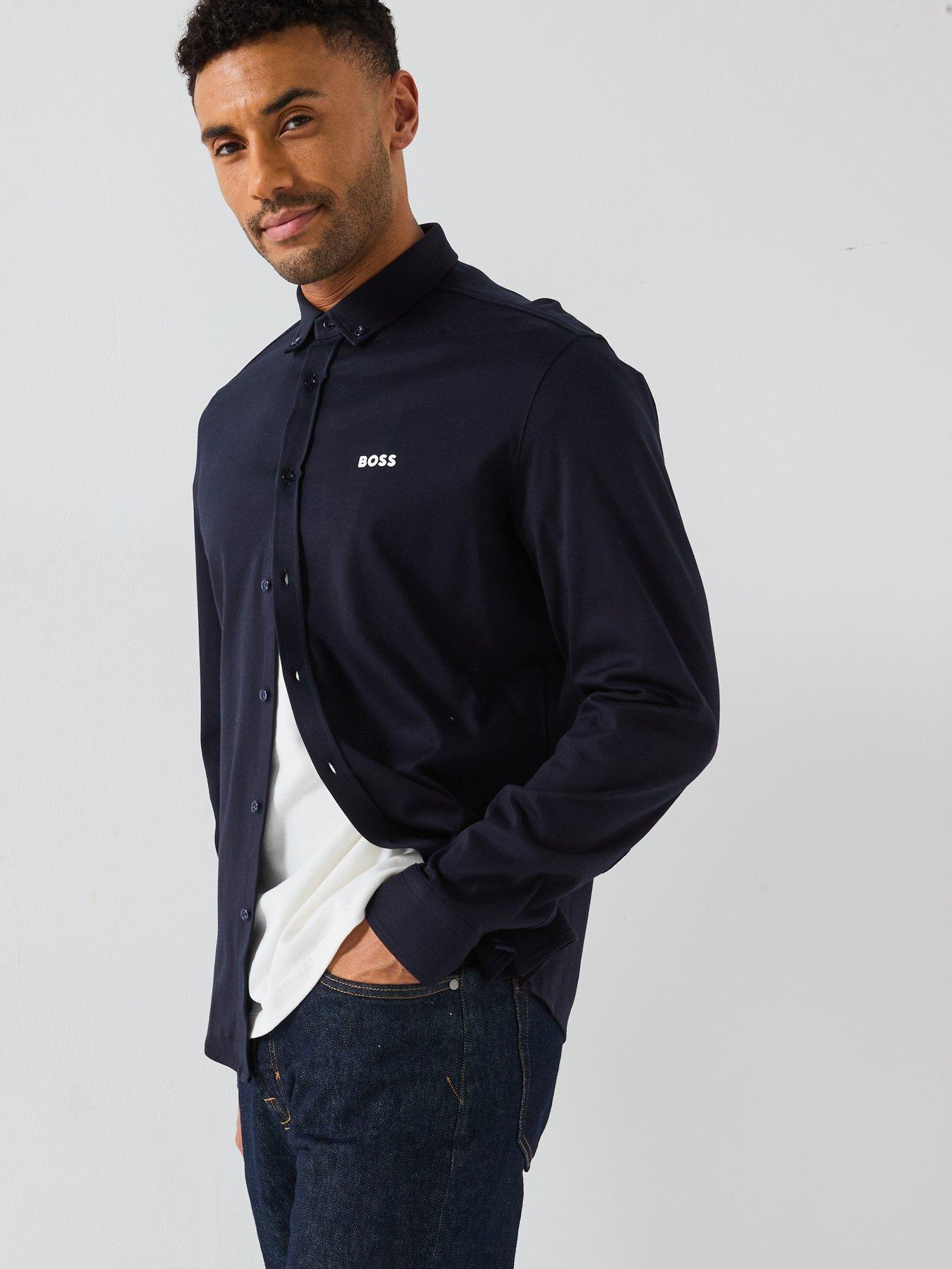 Image 5 of 6 of BOSS B Motion Regular Fit Shirt - Dark Blue
