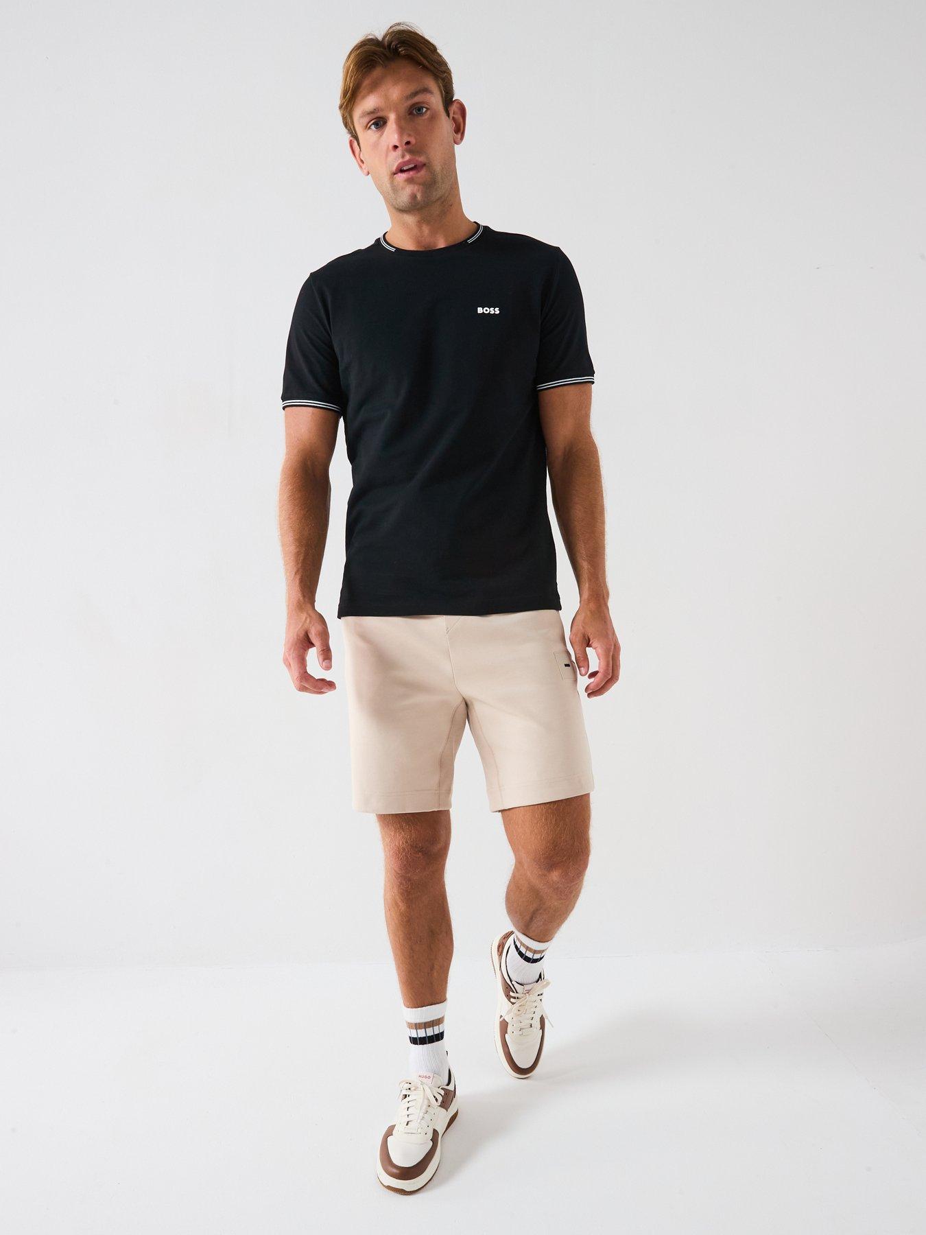 Image 3 of 6 of BOSS Taul Regular Fit Stretch Pique T-Shirt- Black