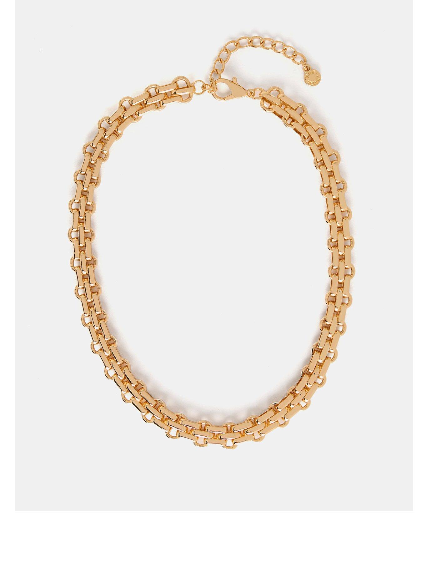 undefined Gold Tone Short Chain Necklace - Gold