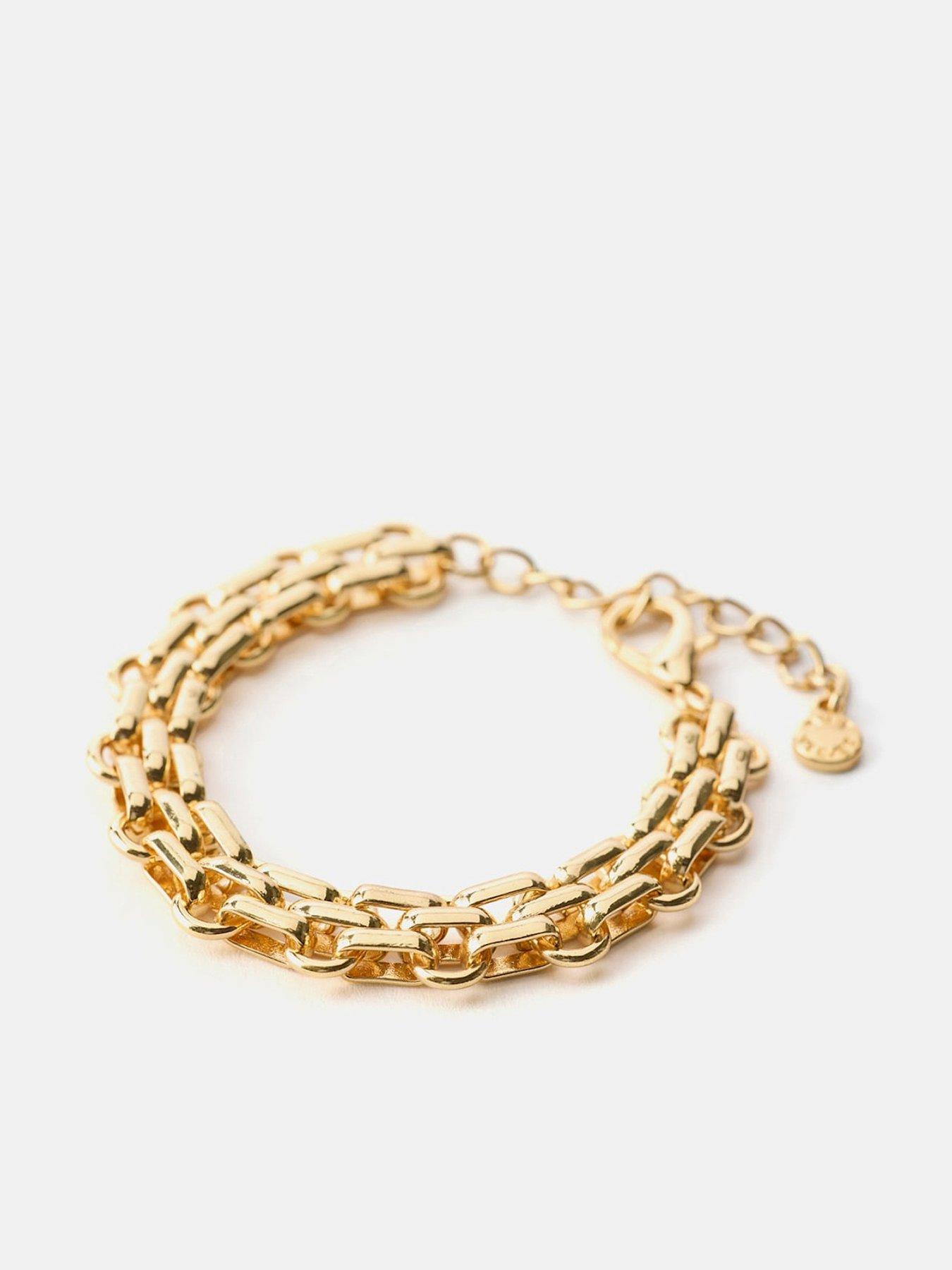 undefined Gold Tone Chain Bracelet - Gold