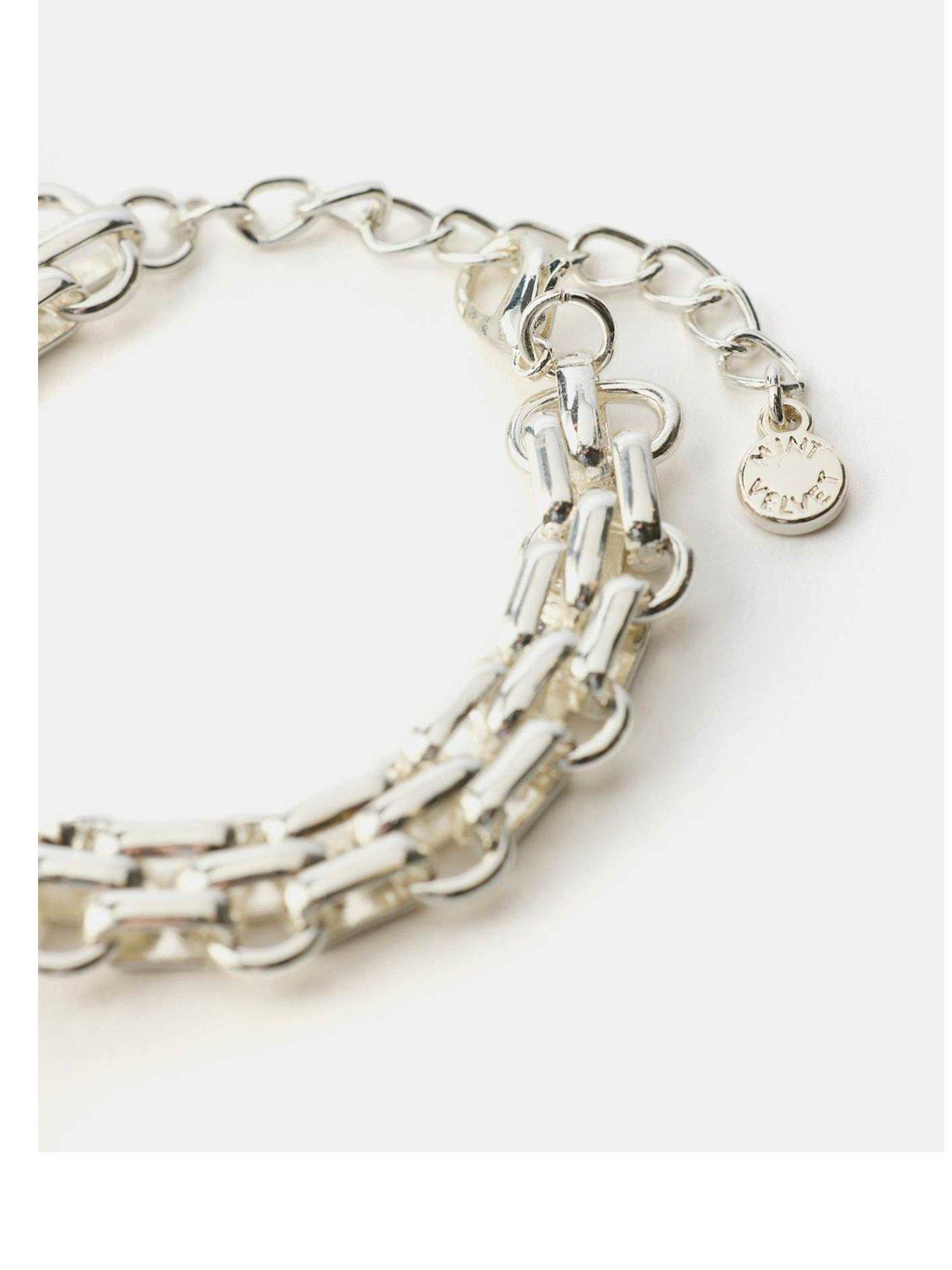 undefined Silver Tone Chain Bracelet - Silver