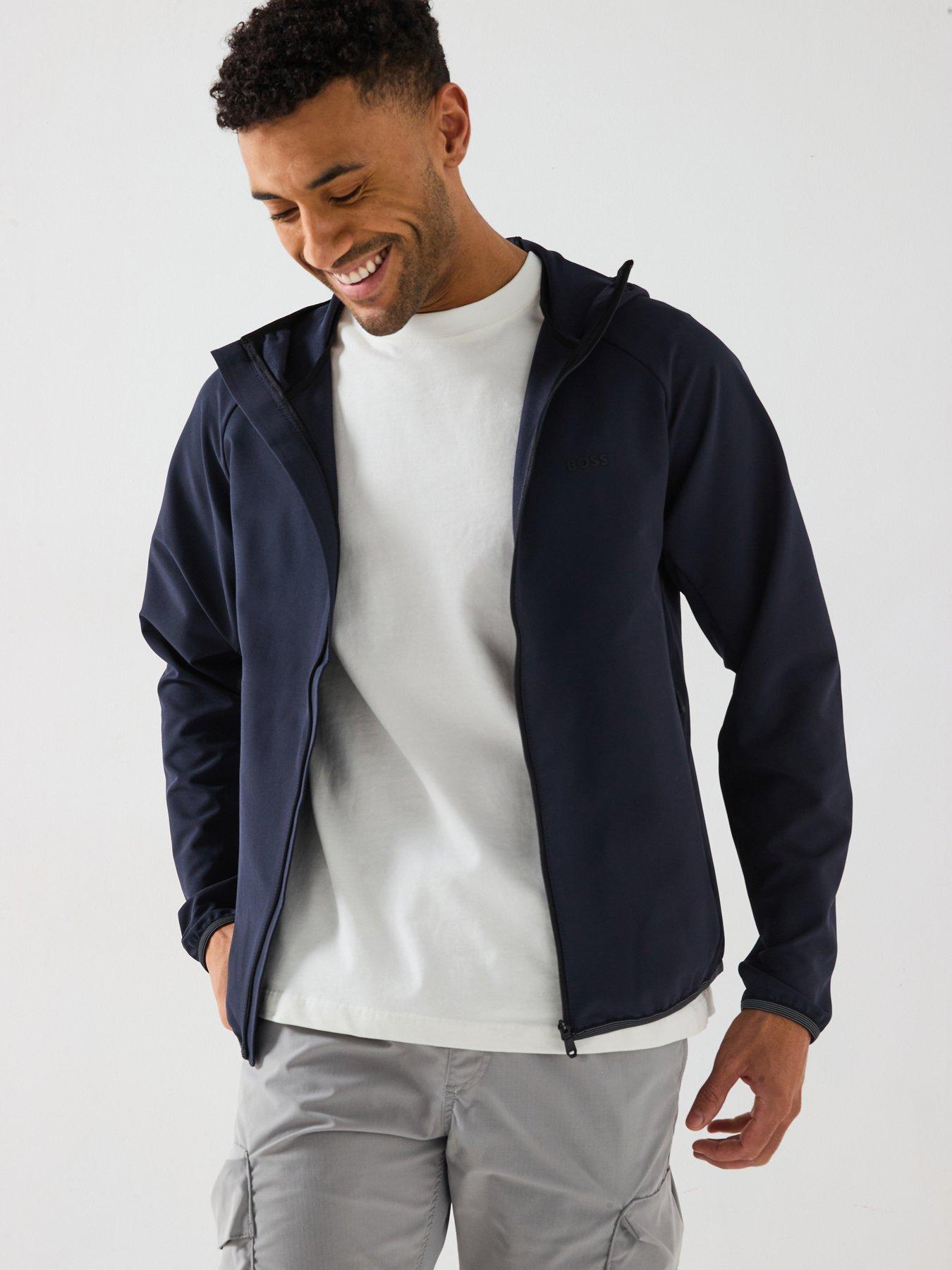 BOSS L-Commuter Lightweight Hooded Jacket - Dark Blue