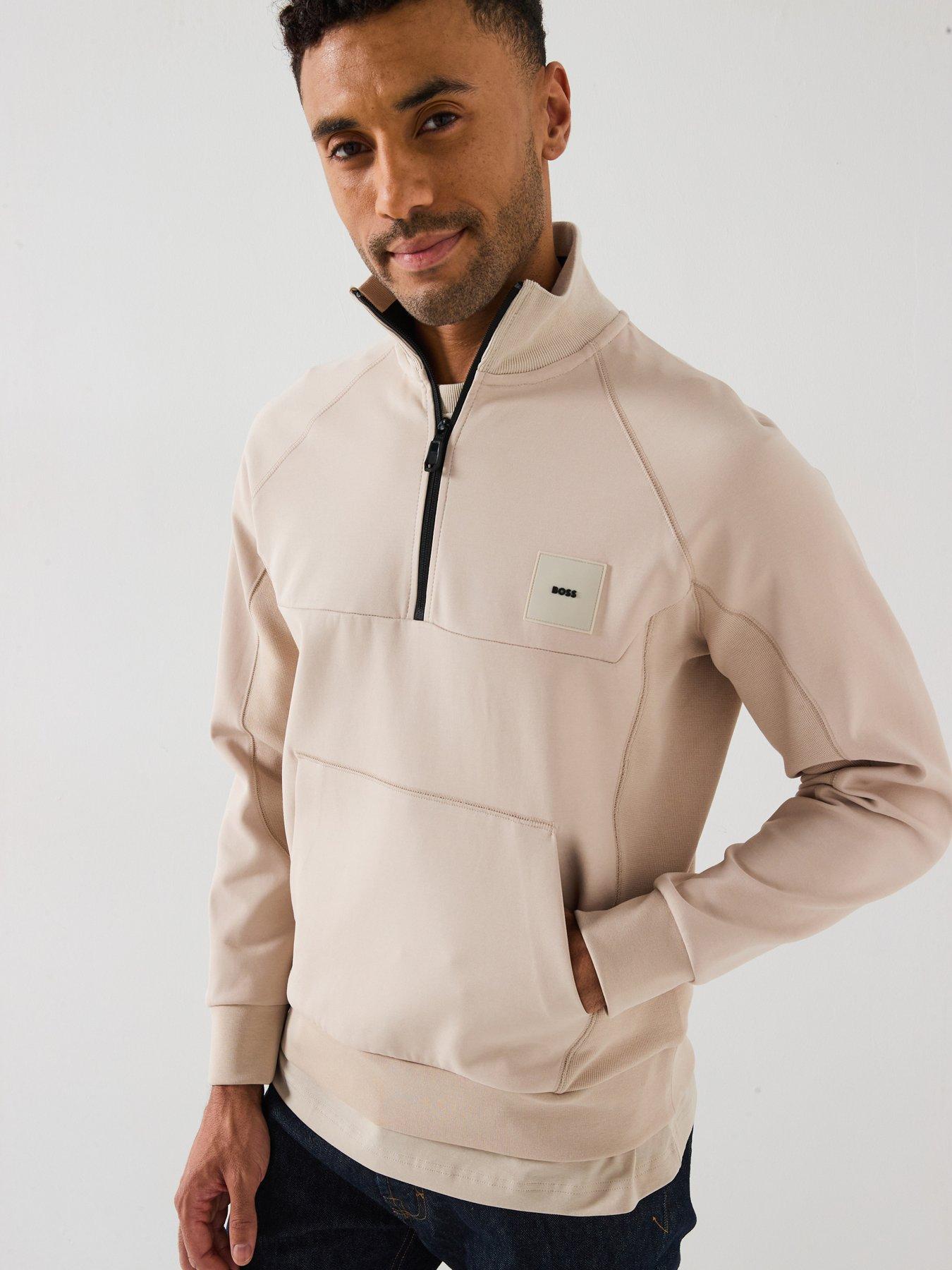 undefined Sweat Rib Sweatshirt -Light Beige