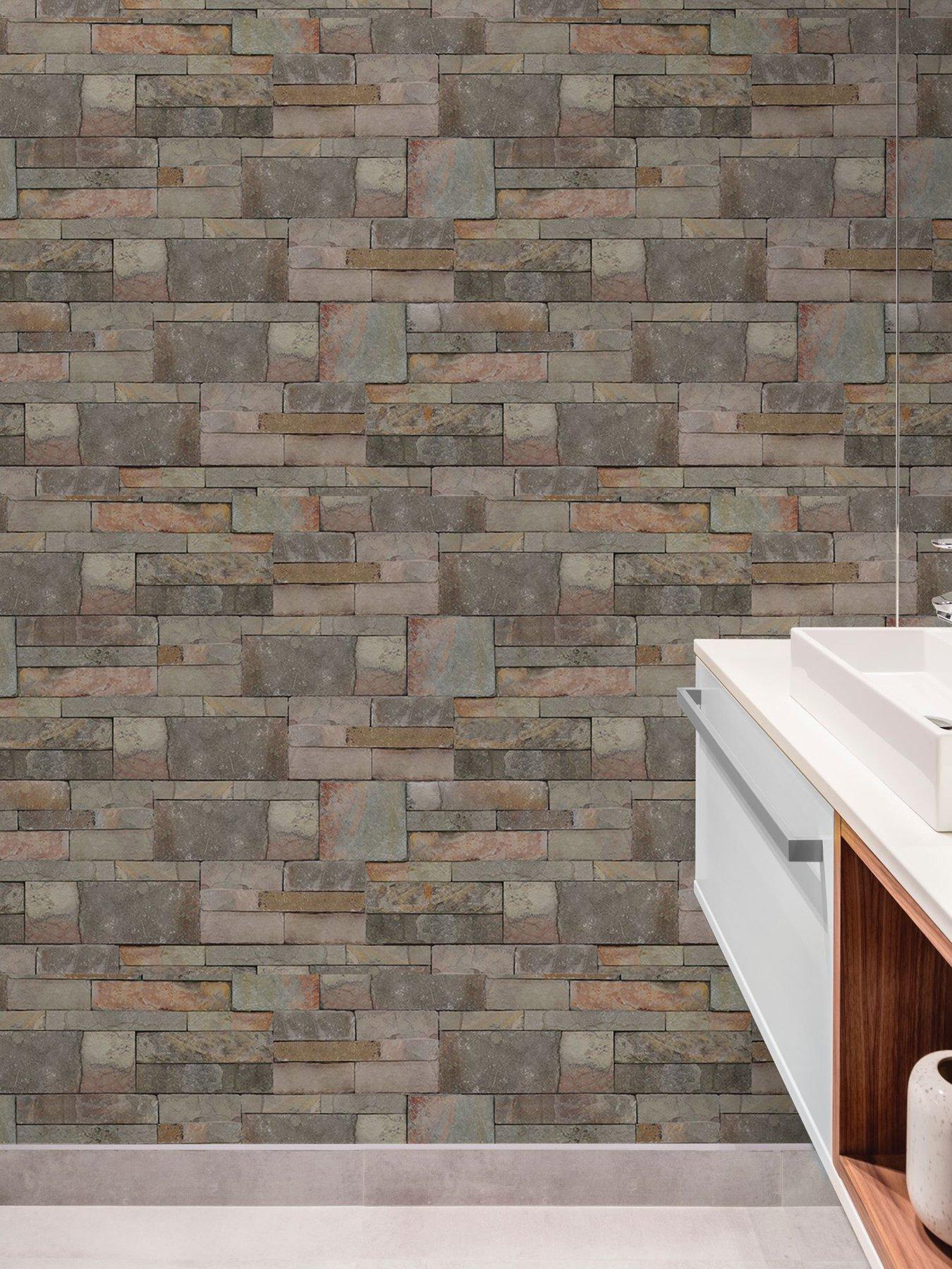 Product photograph of Contour Nw Sandstone Wallpaper from very.co.uk