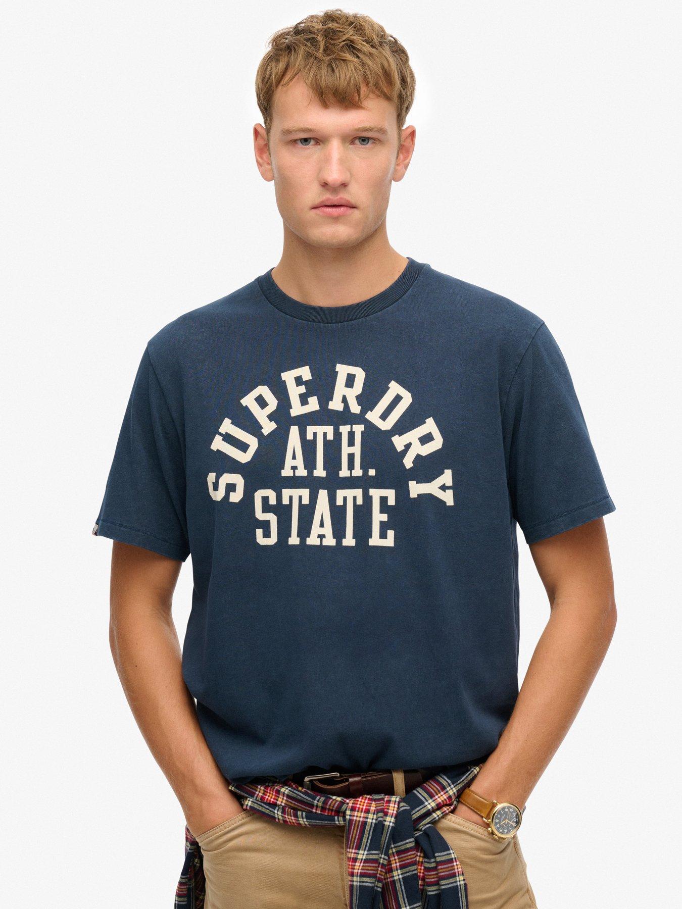 undefined Athletics Graphic T-Shirt-Navy