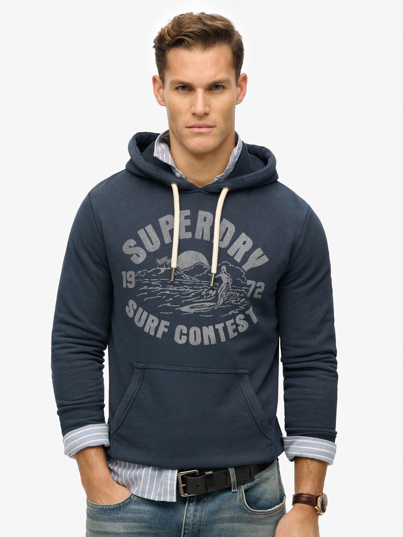 undefined Lo-Fi Outdoors Relaxed Hoodie- Navy