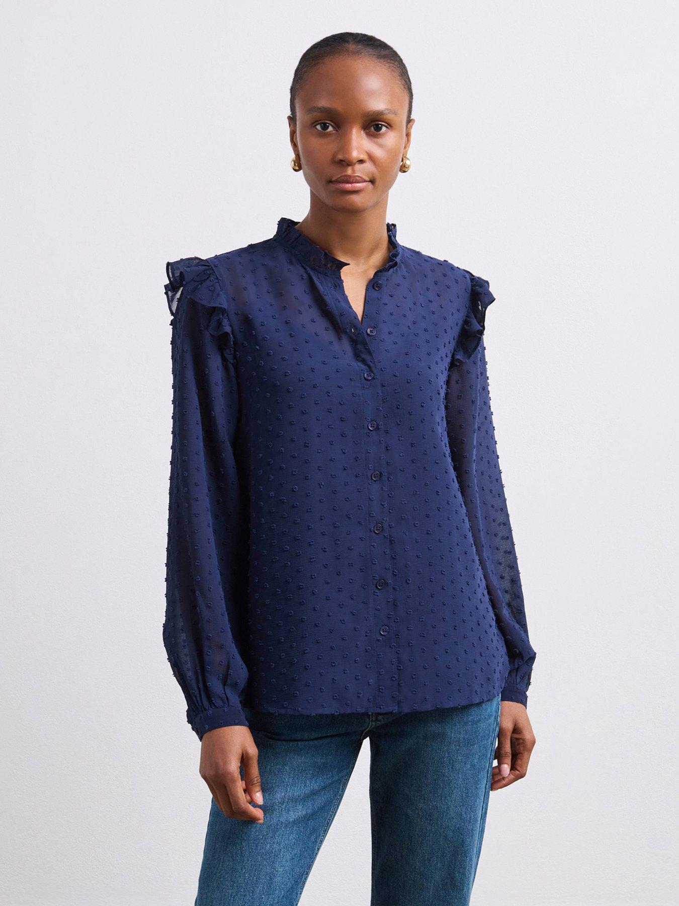 undefined Lelani Blouse - Navy