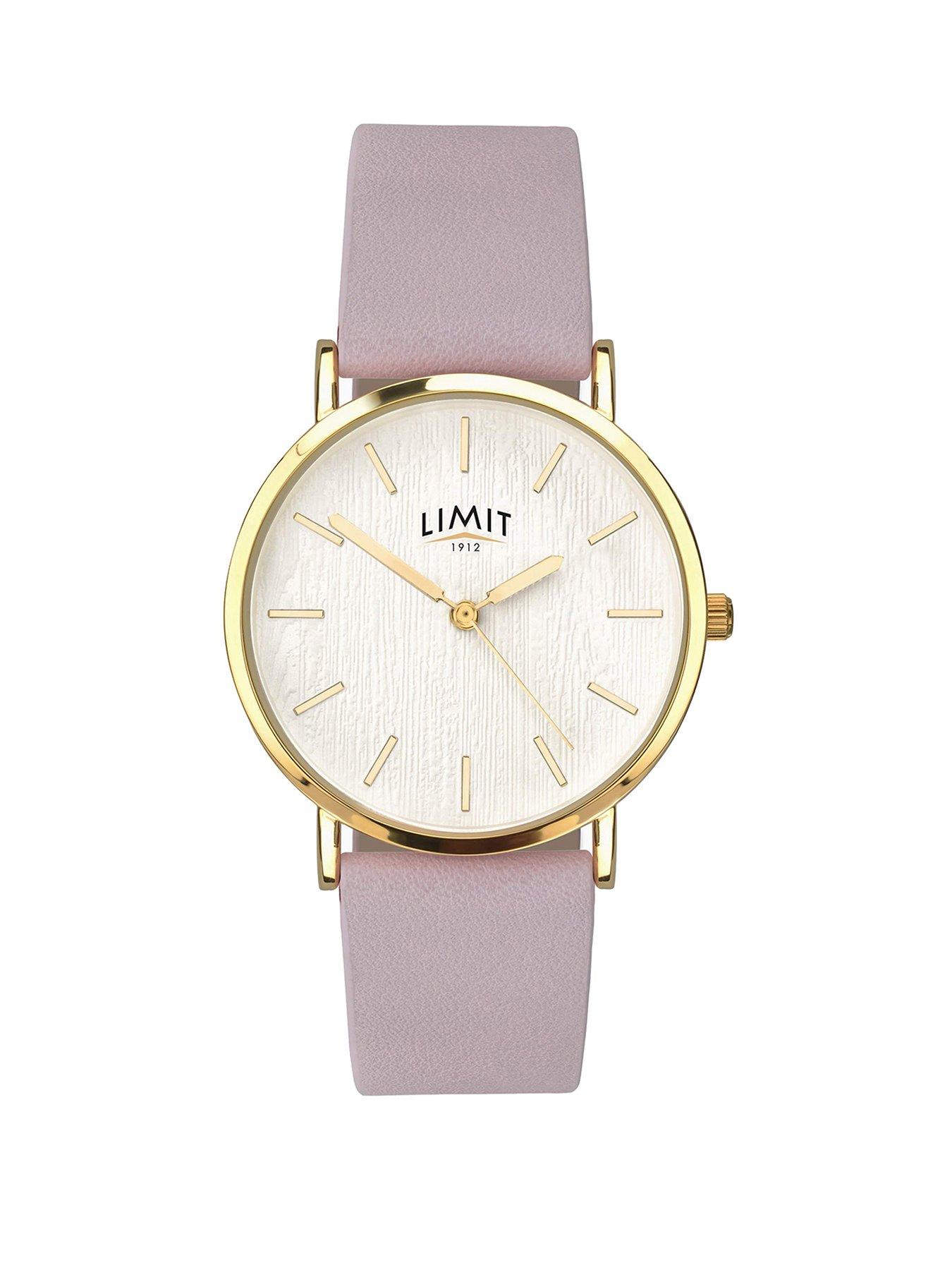 undefined Womens Fashion Purple Polyurethane Strap with Silver White Dial Analogue Watch