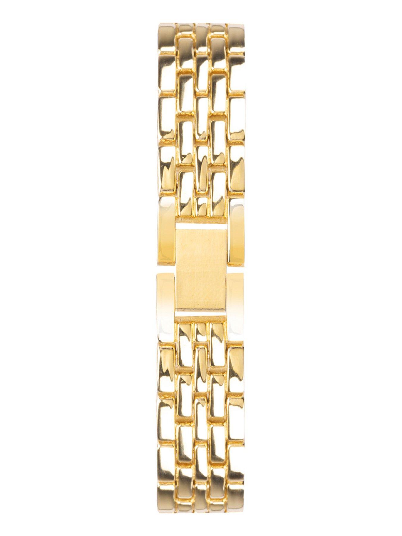 Image 4 of 4 of Limit Womens Gold Stainless Steel Bracelet with Black Dial Analogue Watch