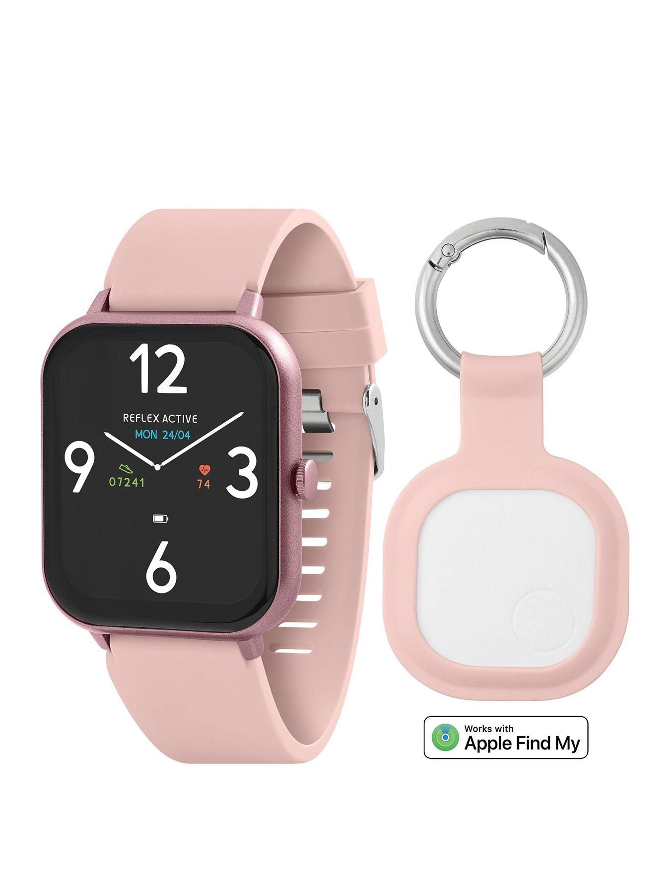 Product photograph of Reflex Active Pink Calling Watch Activetag Gift Set from very.co.uk