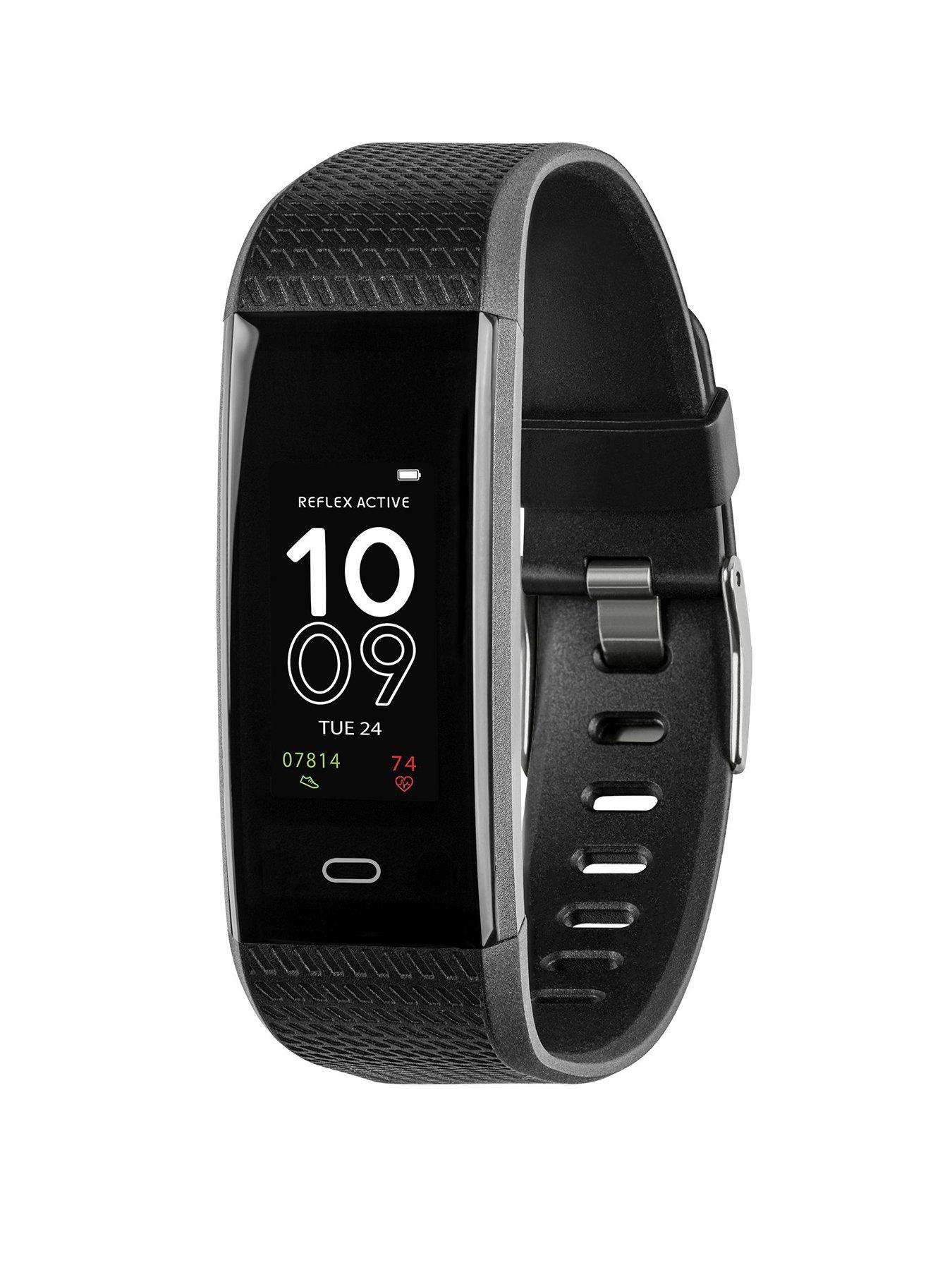 undefined Series 35 Black Silicone Strap Smart Activity Tracker