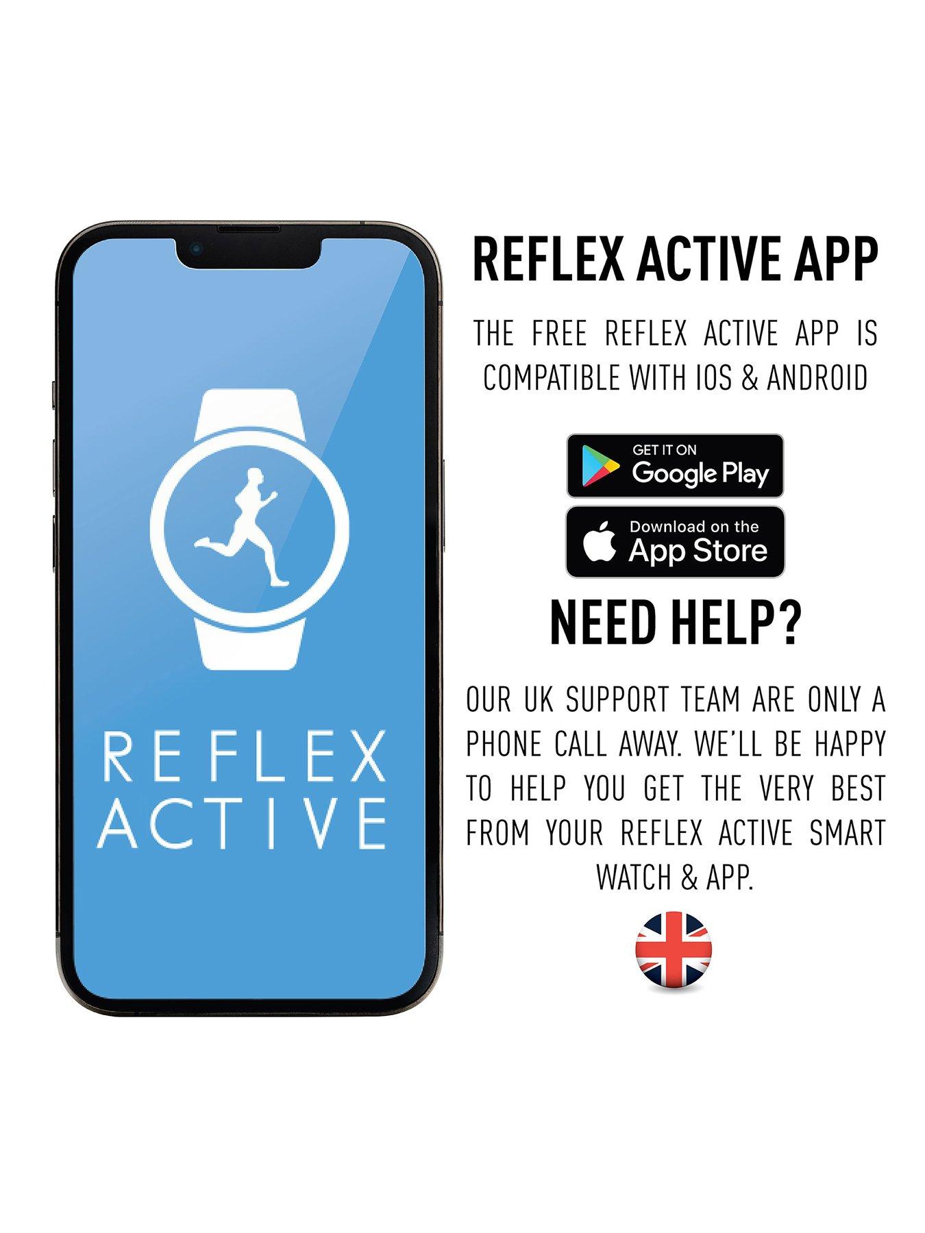 Image 4 of 5 of Reflex Active Series 35 Black Silicone Strap Smart Activity Tracker