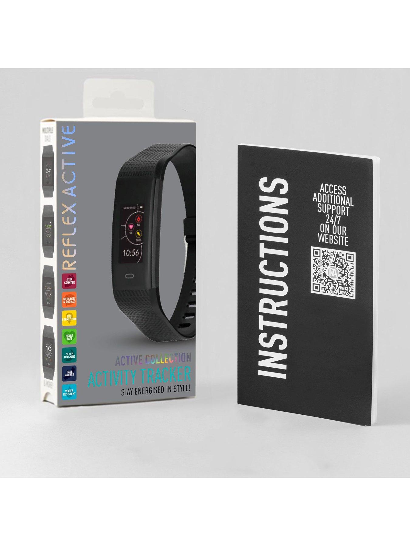 Image 5 of 5 of Reflex Active Series 35 Black Silicone Strap Smart Activity Tracker