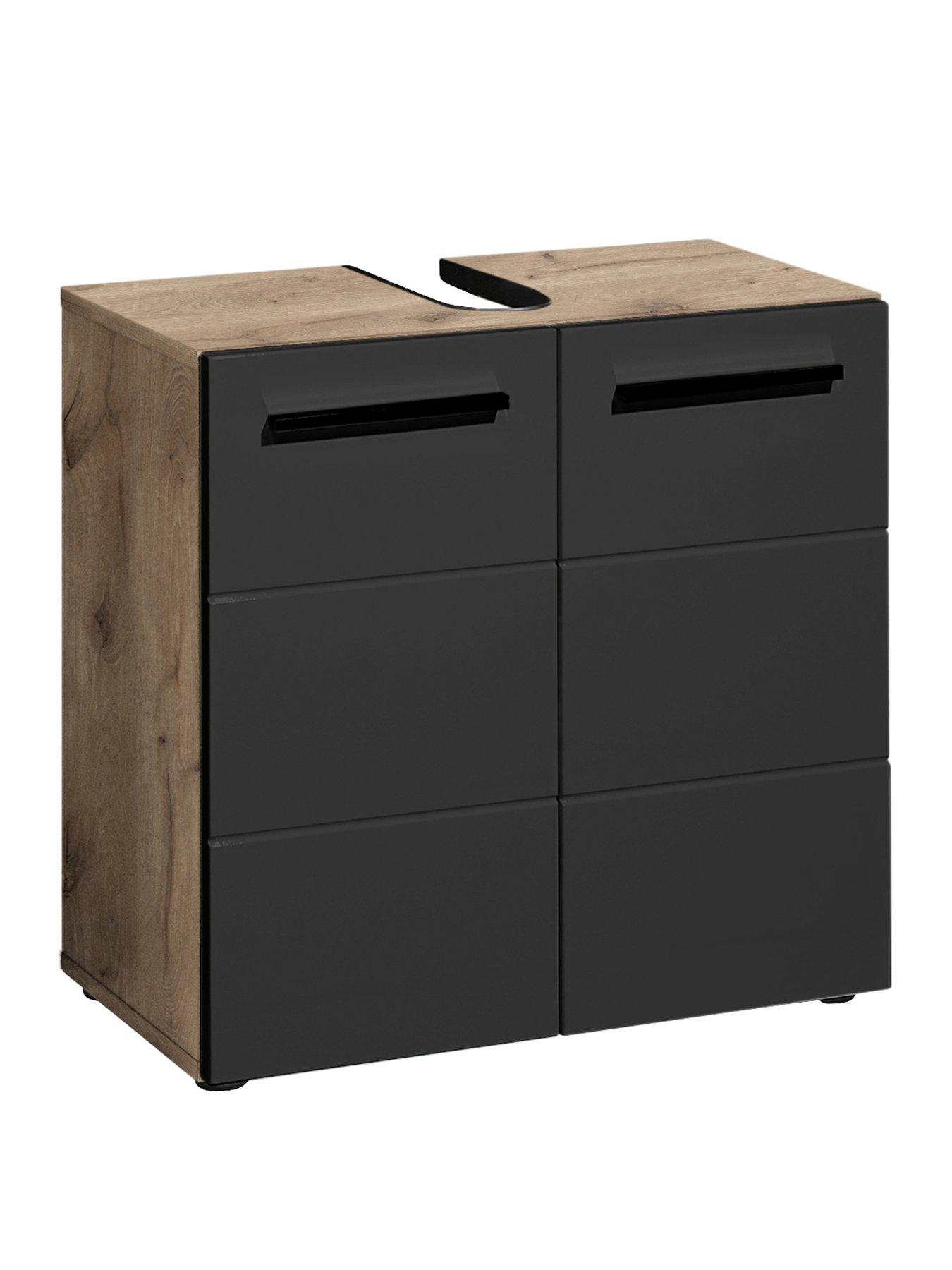 Image 3 of 6 of Julian Bowen Vista Under Sink Cabinet - Black