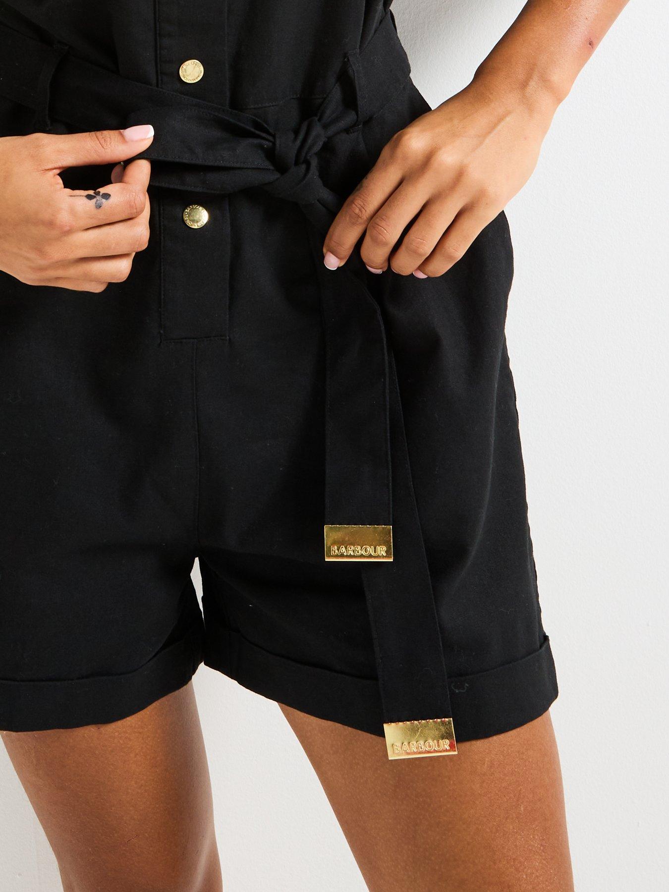 Image 4 of 5 of Barbour International Priya Playsuit - Black