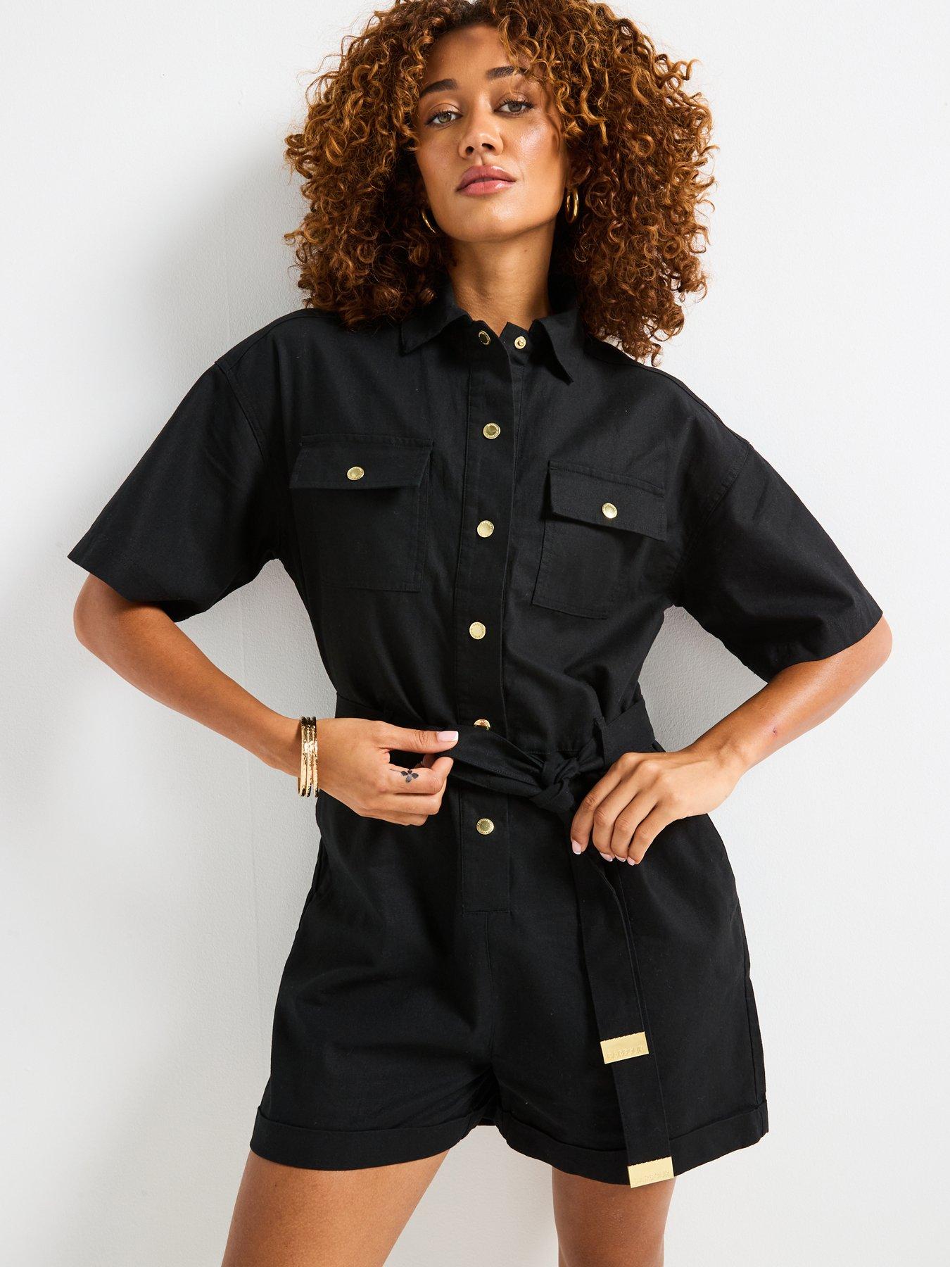 Image 5 of 5 of Barbour International Priya Playsuit - Black
