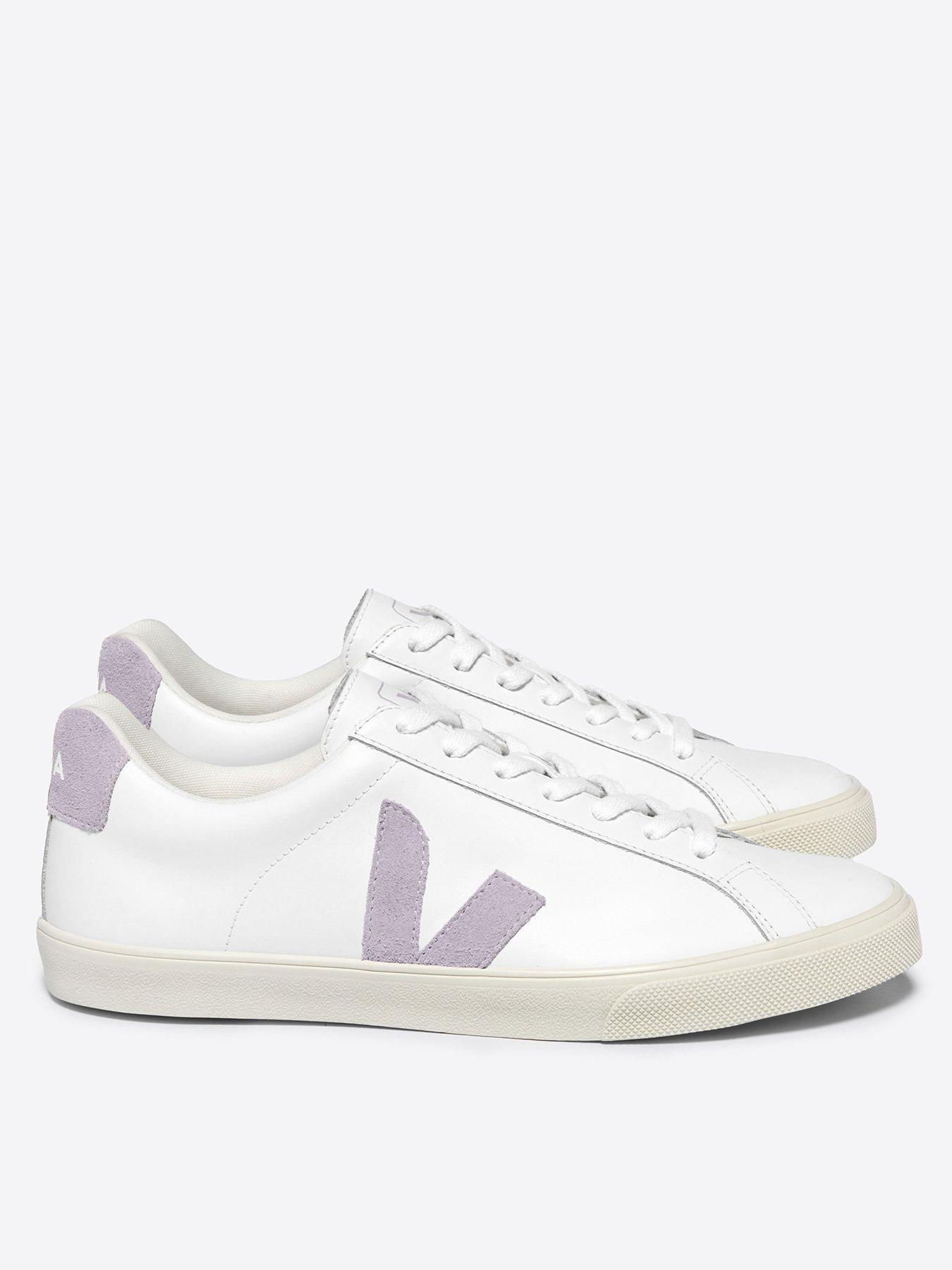undefined Women's Esplar Logo Trainers - White/Purple