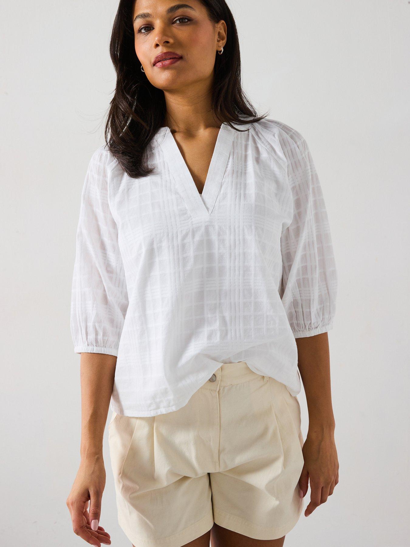 undefined Heidi Top - White