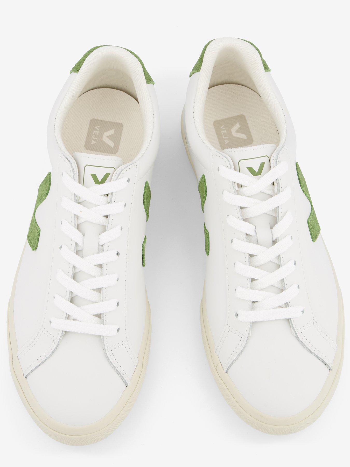 Image 3 of 7 of Veja Men's Esplar Logo Trainers - White/Green