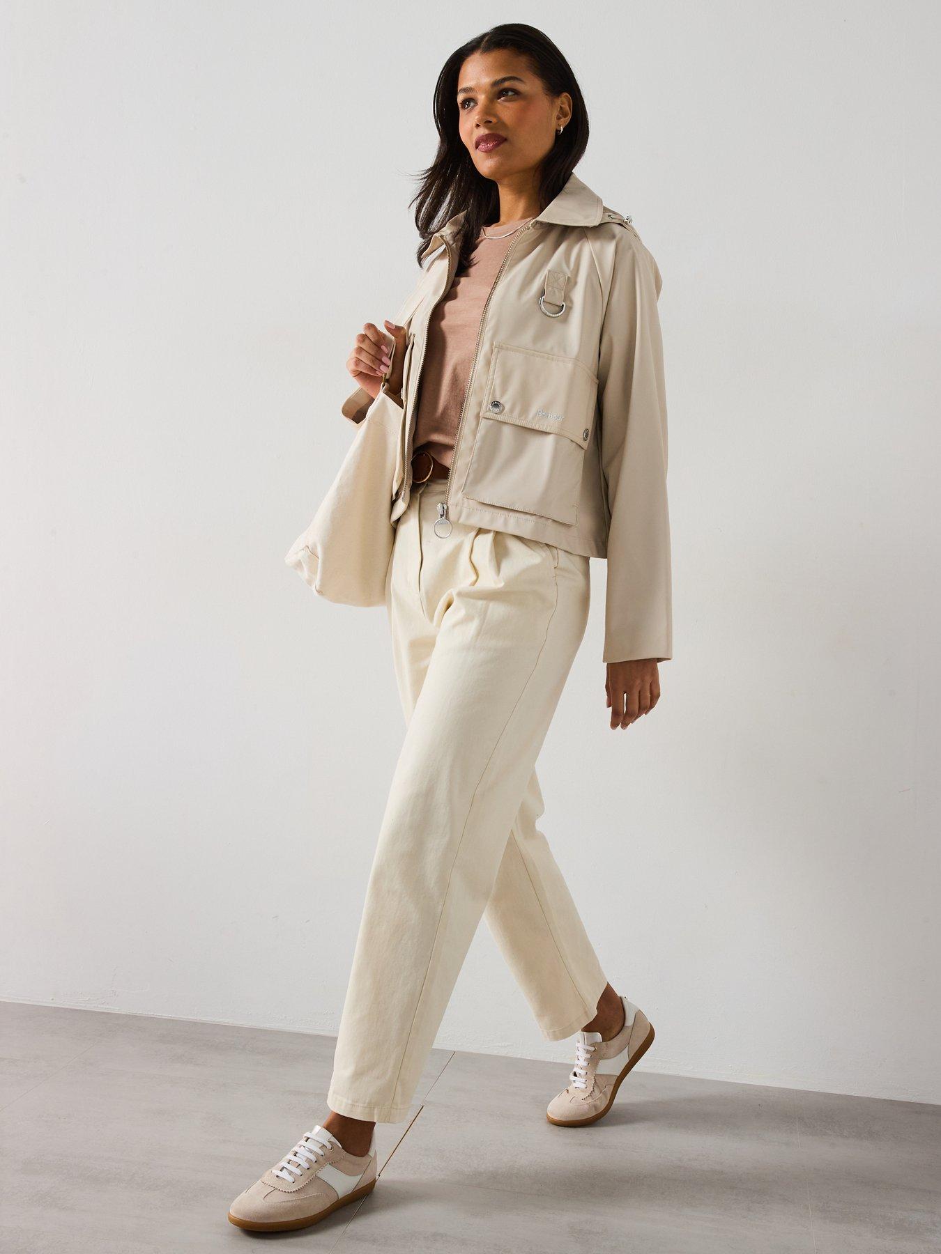 Image 3 of 6 of Barbour June Showerproof Jacket - Beige