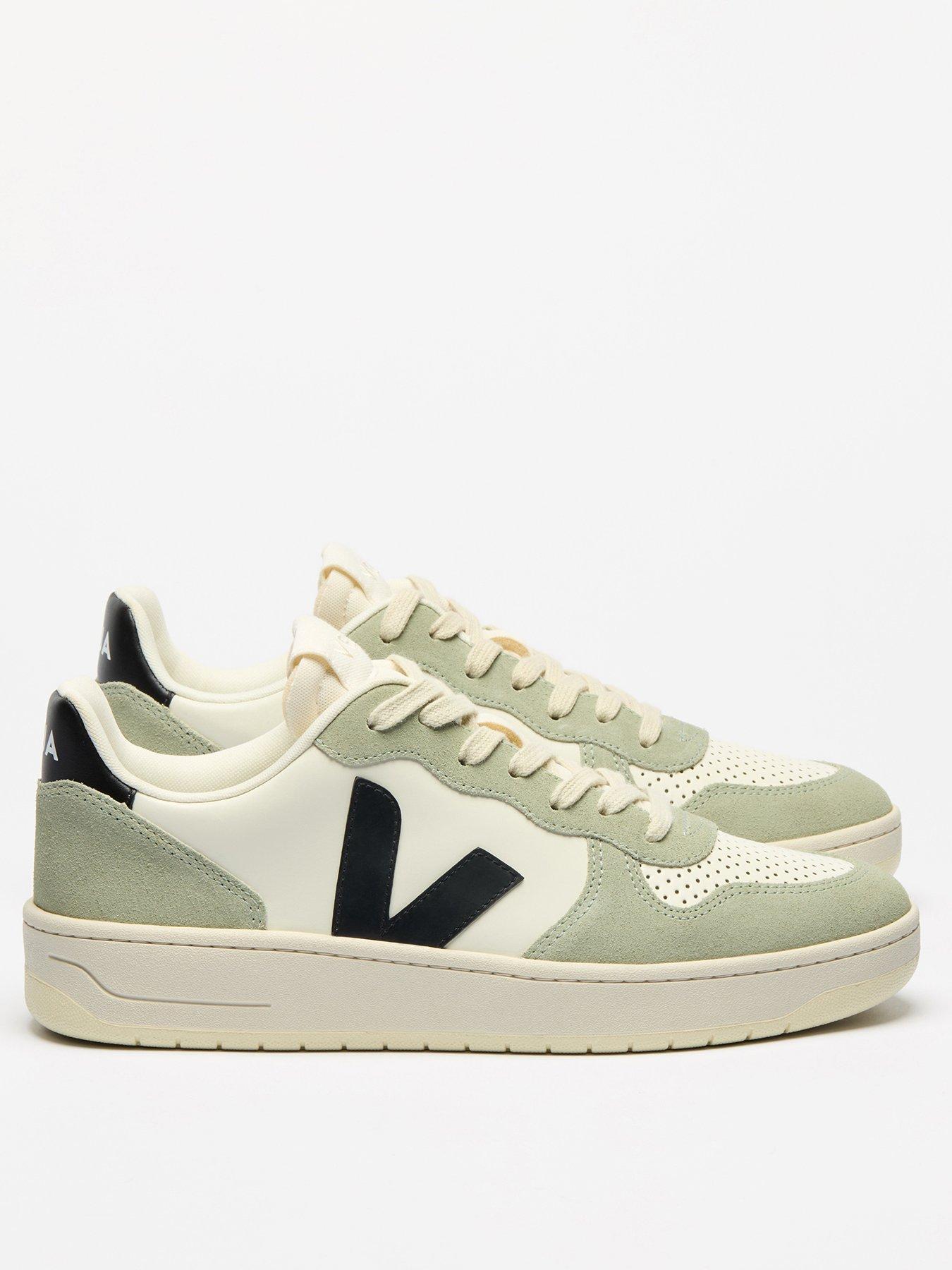 undefined Women's V-10 Trainers - Black/Green