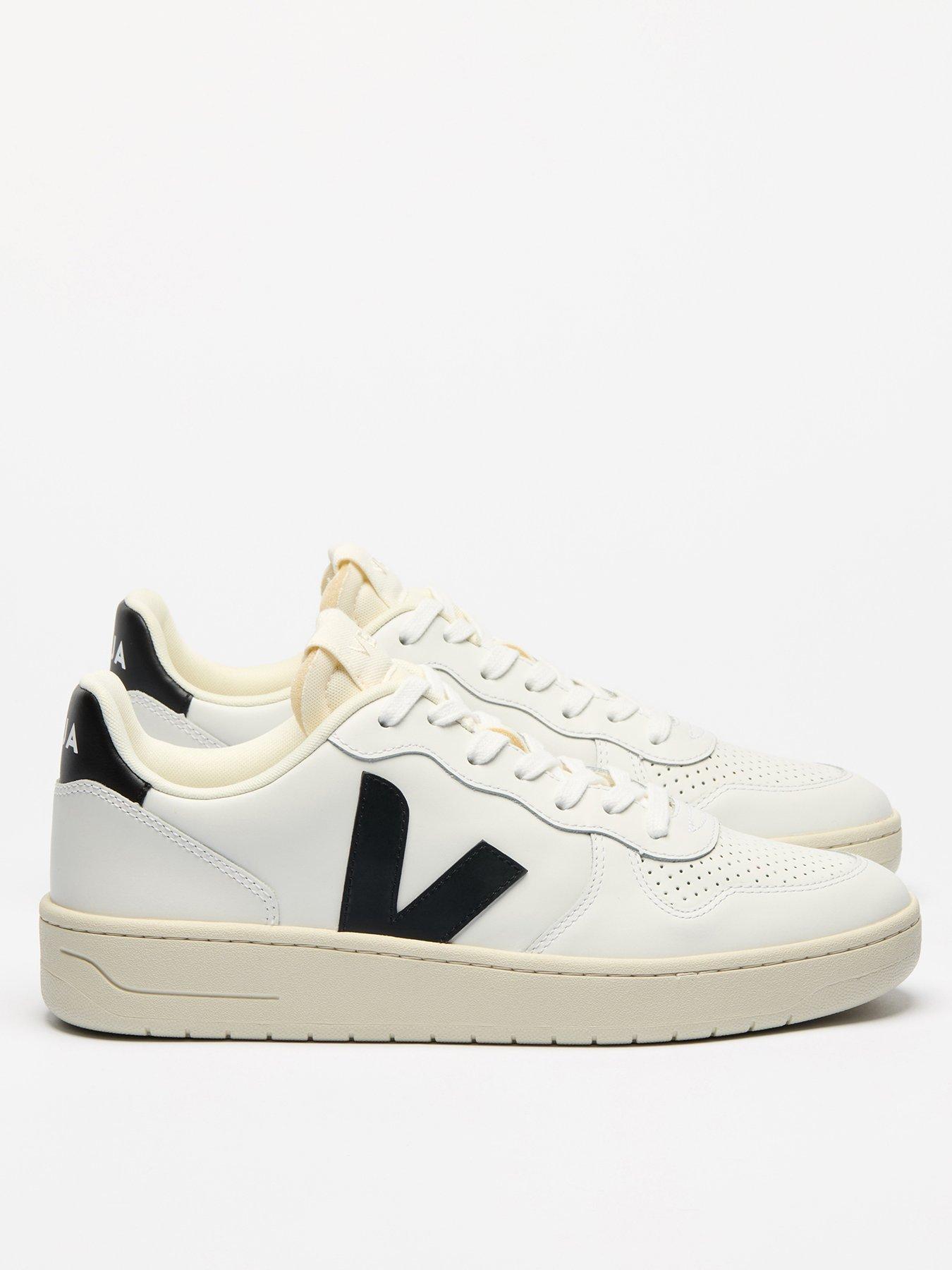 Veja Women's V-10 Trainers - White/Black