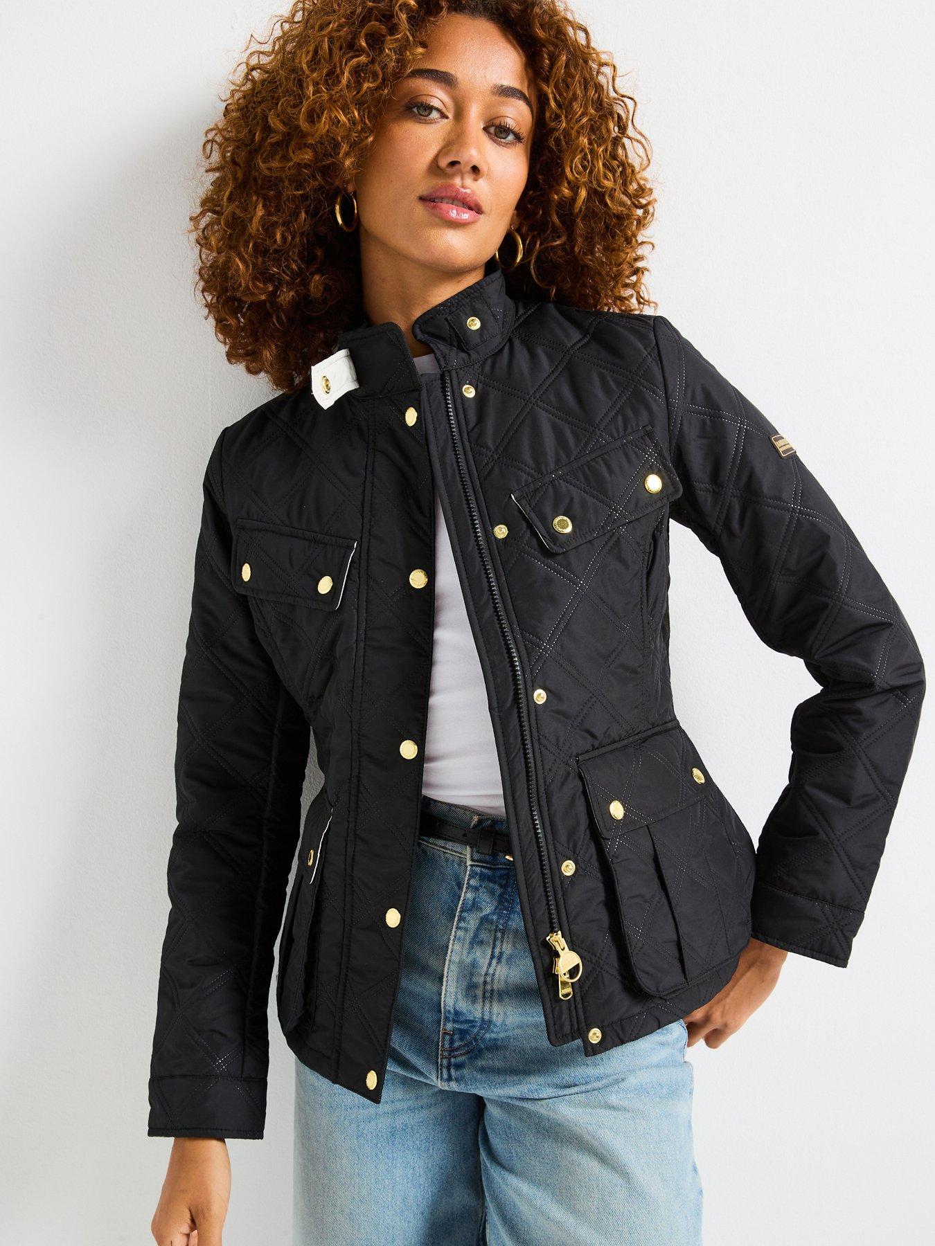 undefined B.intl Halsey Quilted Jacket-black