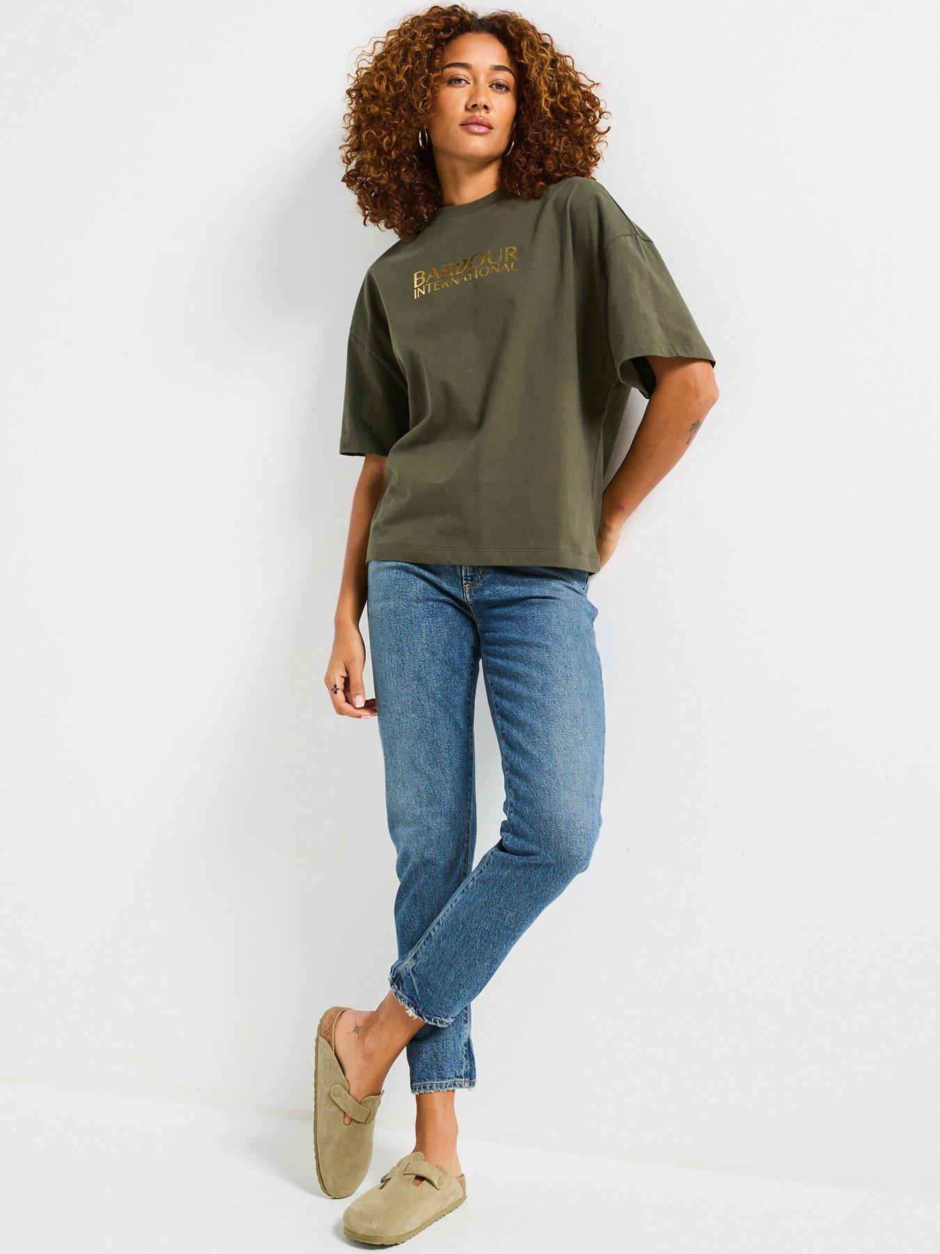 Image 4 of 5 of Barbour International B.intl Dakota T-shirt-khaki