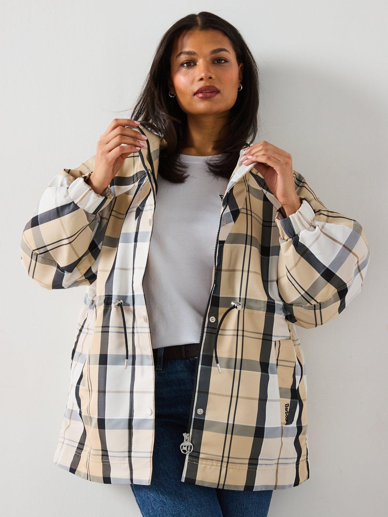 undefined Suri Checked Showerproof Jacket - Multi